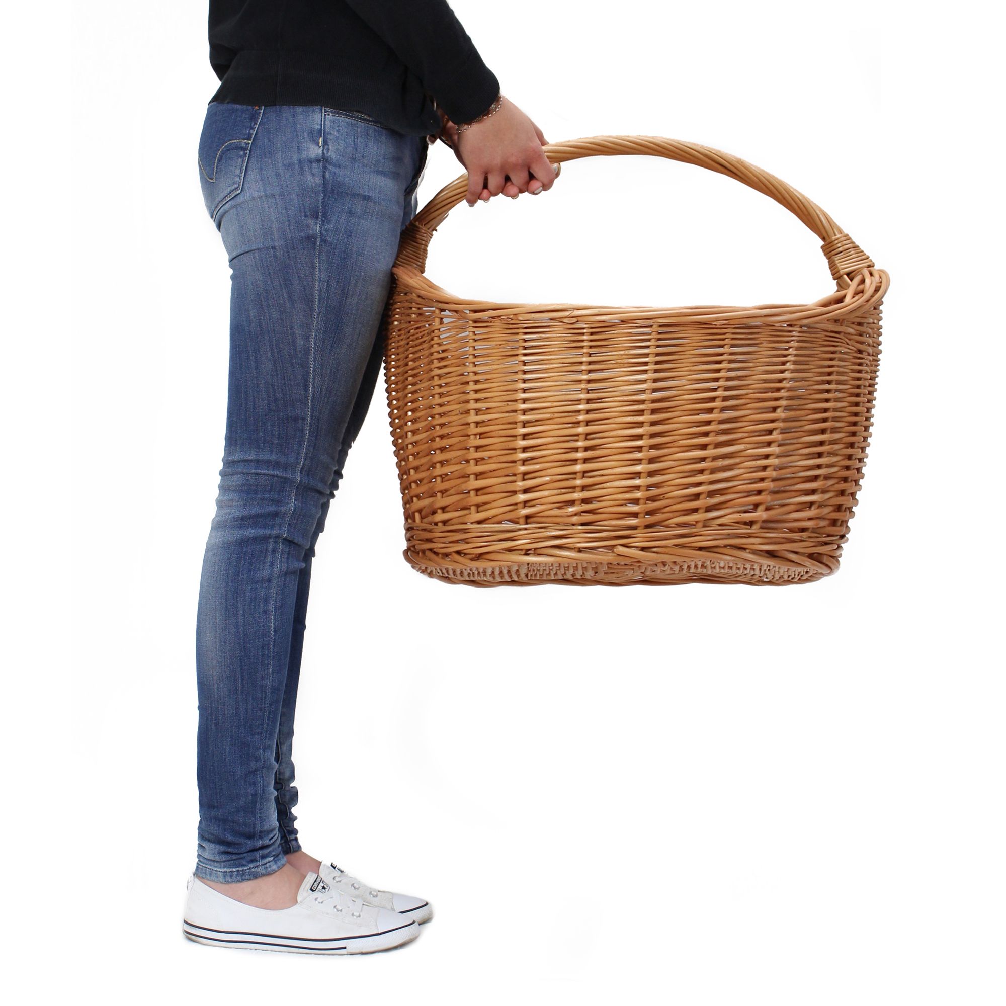 Bügelkorb "Maxi" im Frank Flechtwaren Online Shop für Einkaufskörbe kaufen Bügelkorb "Maxi" im Frank Flechtwaren Online Shop für Einkaufskörbe kaufen