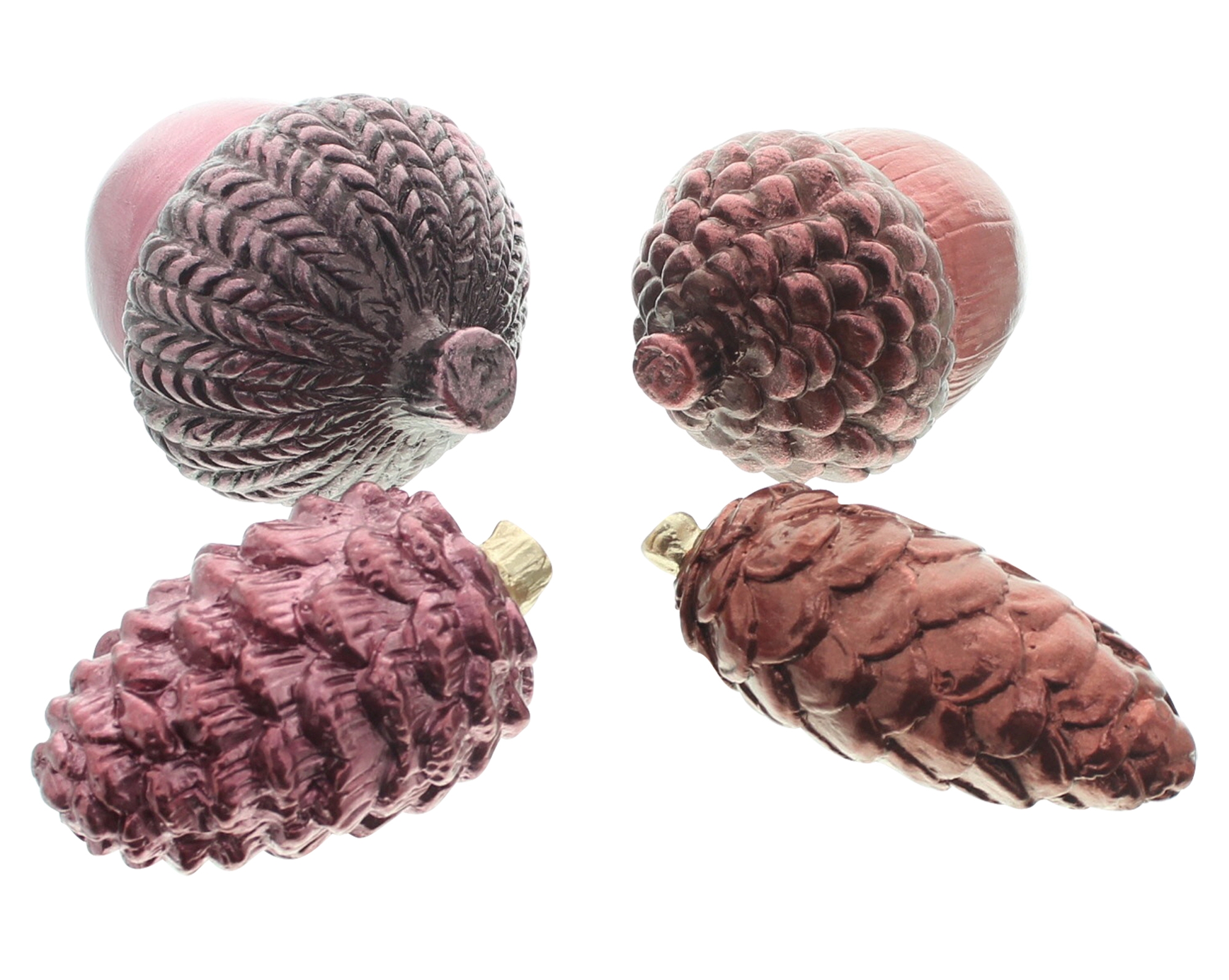 Weihnachtsdeko "Mauve", 4er Set  im Frank Flechtwaren Online Shop für Herbst kaufen
