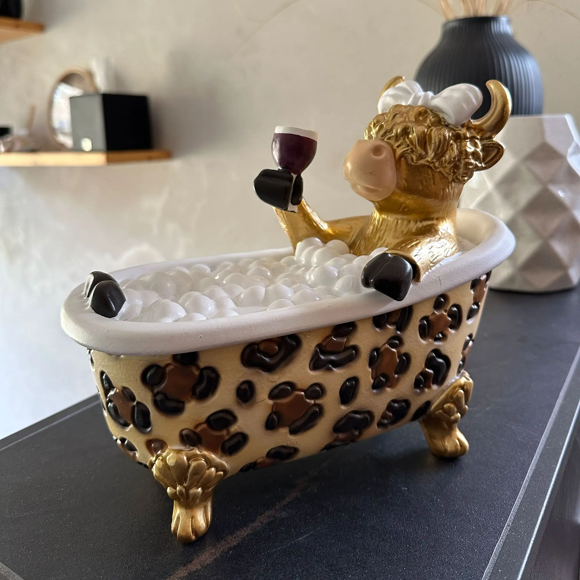 Deko-Figur "Relaxed Bath"  im Frank Flechtwaren Online Shop kaufen