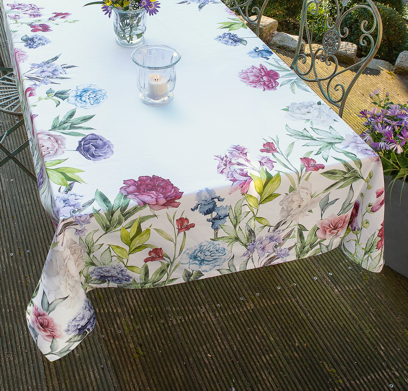 Tafeldecke "Blumenwiese"  im Frank Flechtwaren Online Shop kaufen