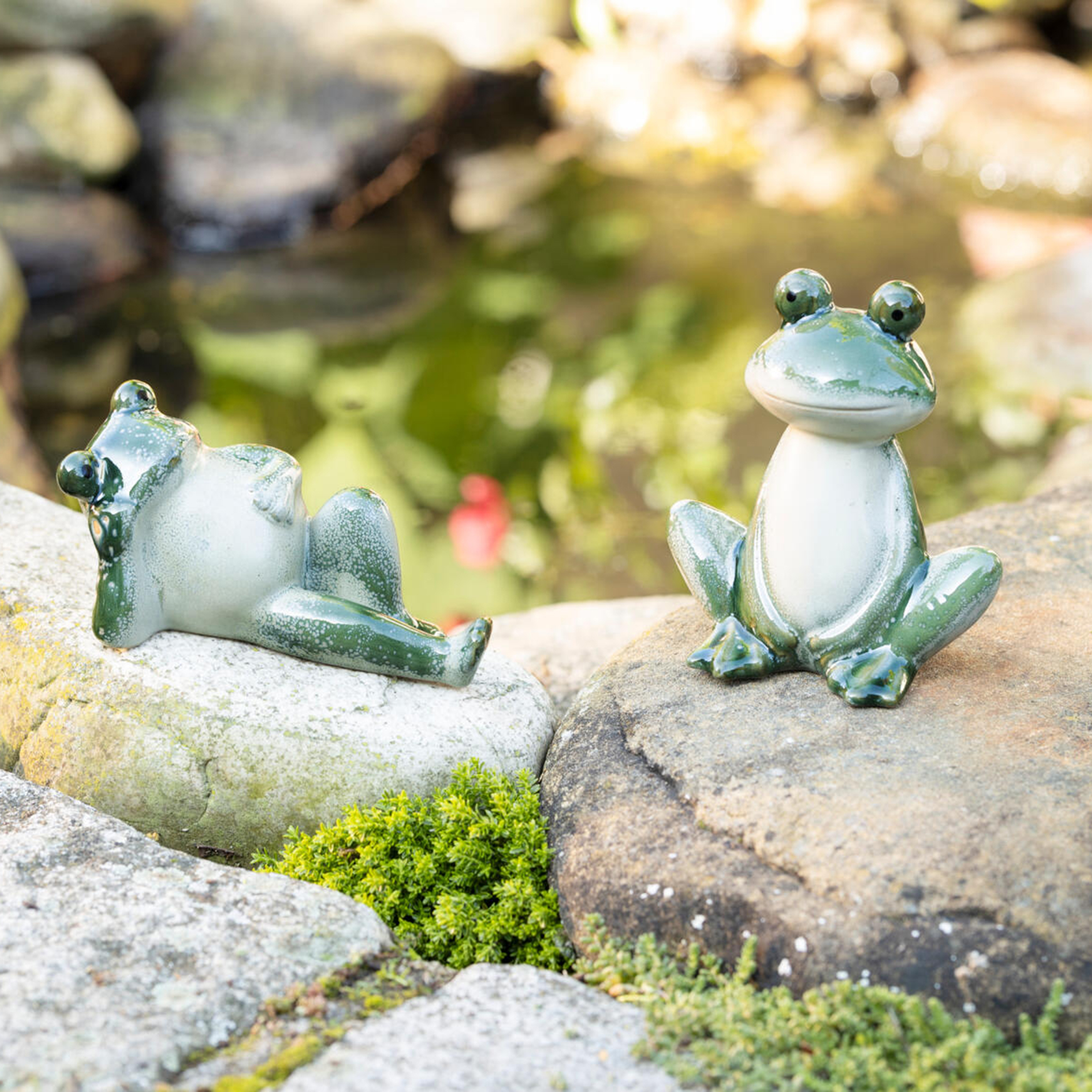 Froschfreunde "Fred &amp; Frieda", 2er Set  im Frank Flechtwaren Online Shop kaufen