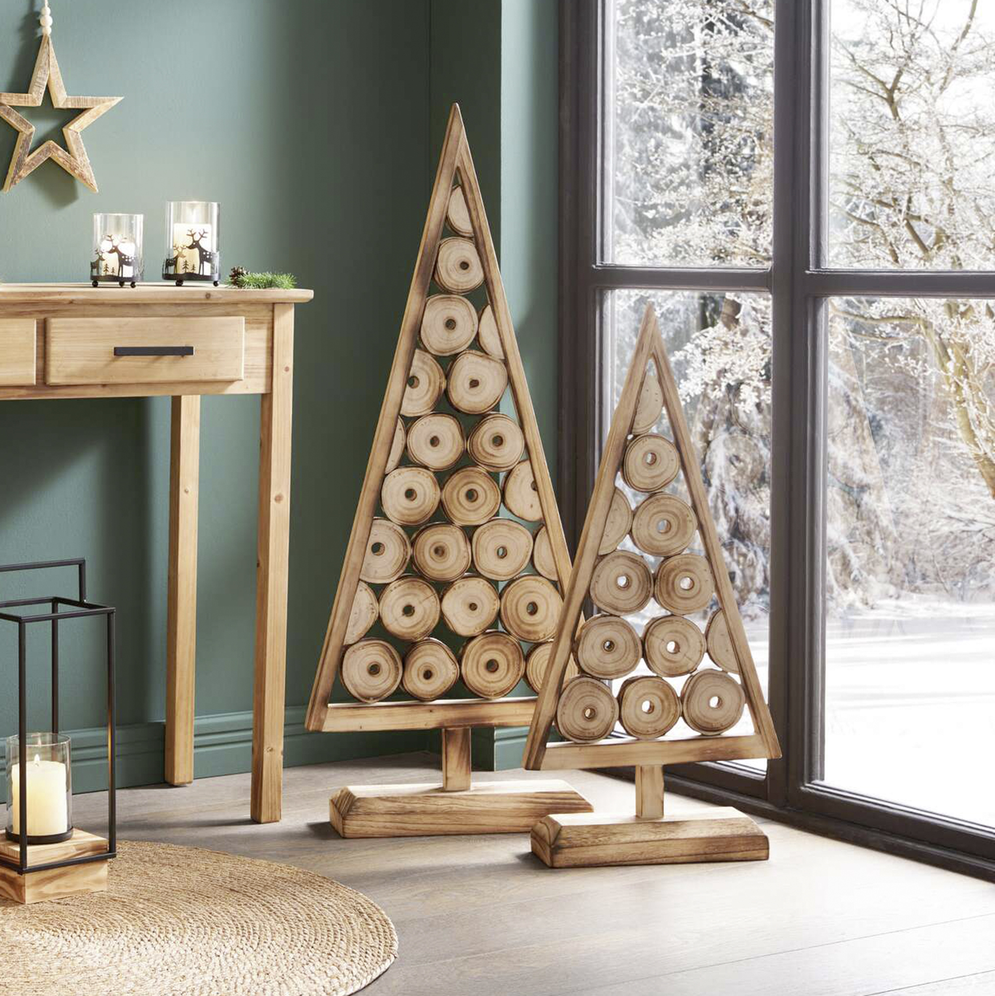 Holzdeko "Tannenbaum", 2er Set im Frank Flechtwaren Online Shop für Weihnachten kaufen Holzdeko "Tannenbaum", 2er Set im Frank Flechtwaren Online Shop für Weihnachten kaufen