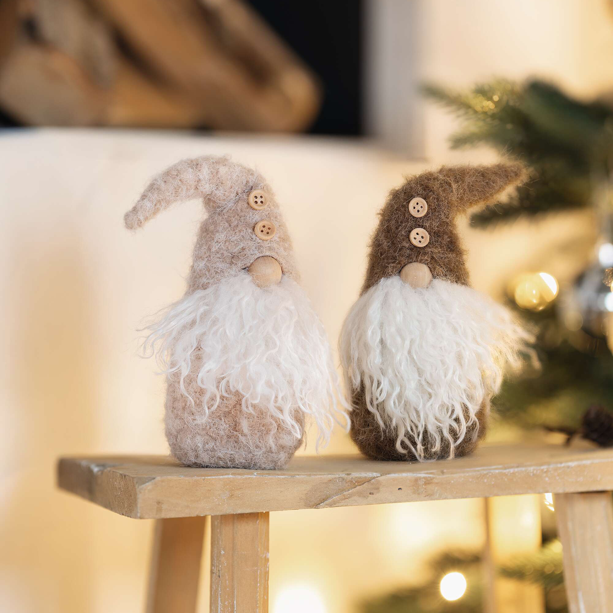 Wichtel "Kuschelzeit", 2er Set  im Frank Flechtwaren Online Shop für Wichtel kaufen