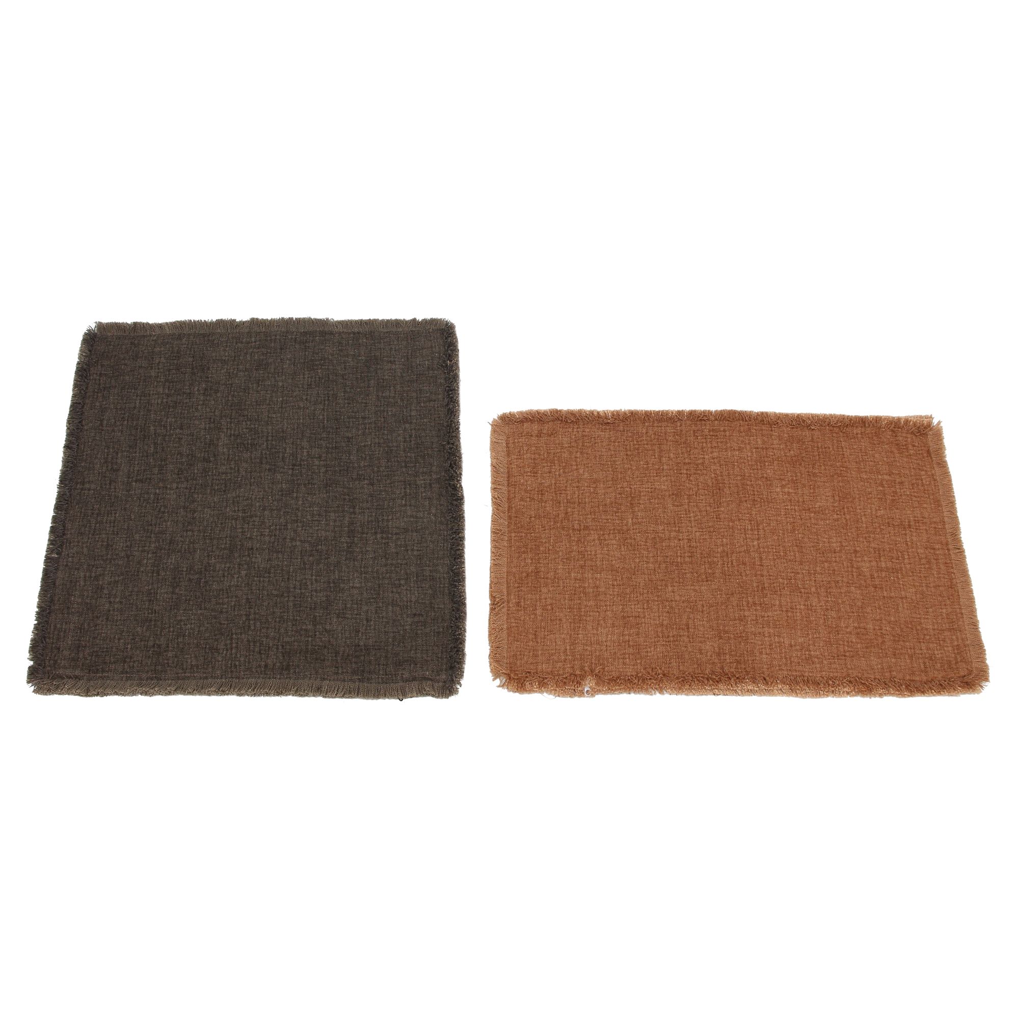 Kissenhülle "Trendy Frays", 2er Set  im Frank Flechtwaren Online Shop für Kissenhüllen kaufen