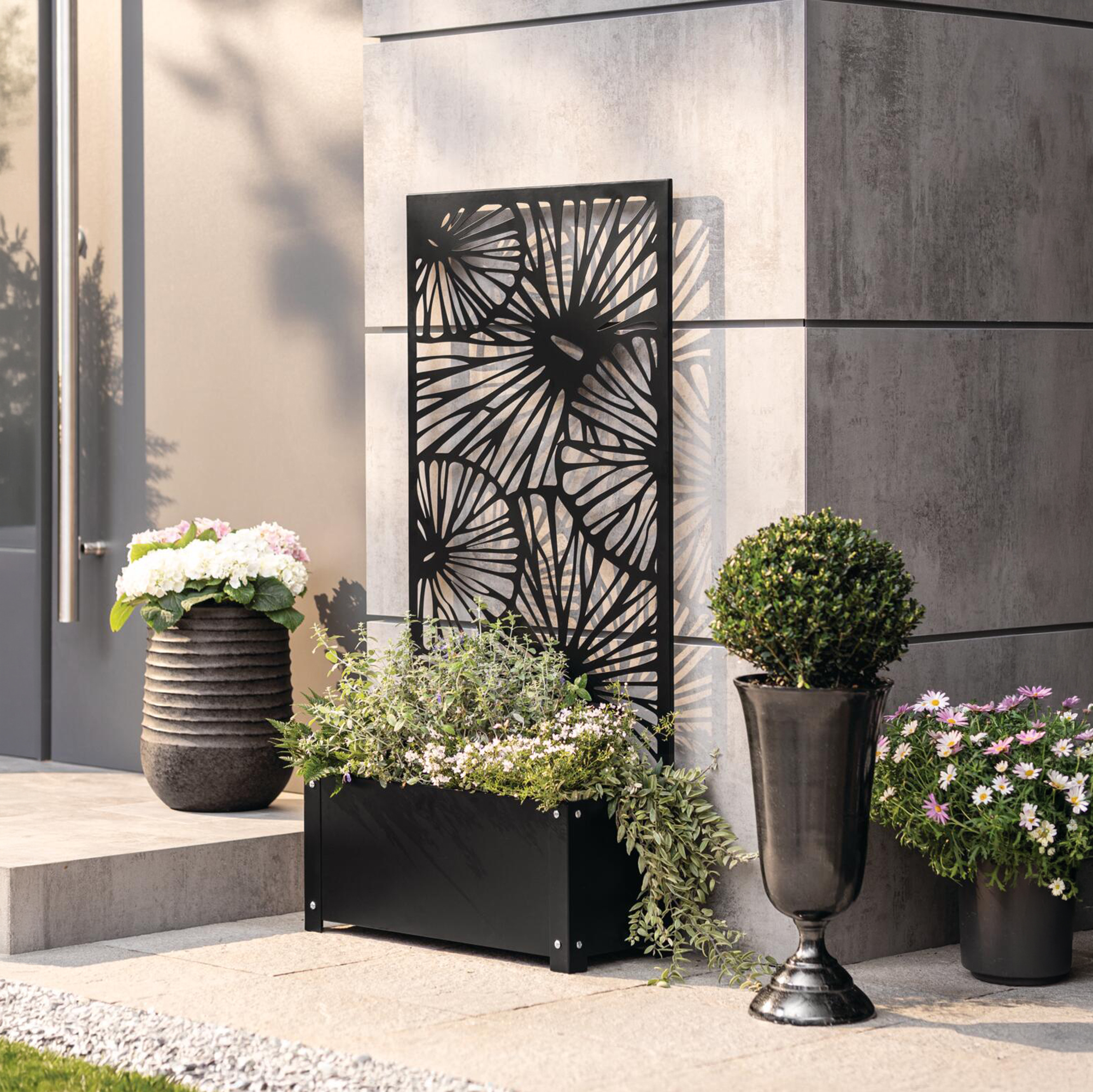 Pflanzkasten "Blätterwand"  im Frank Flechtwaren Online Shop kaufen