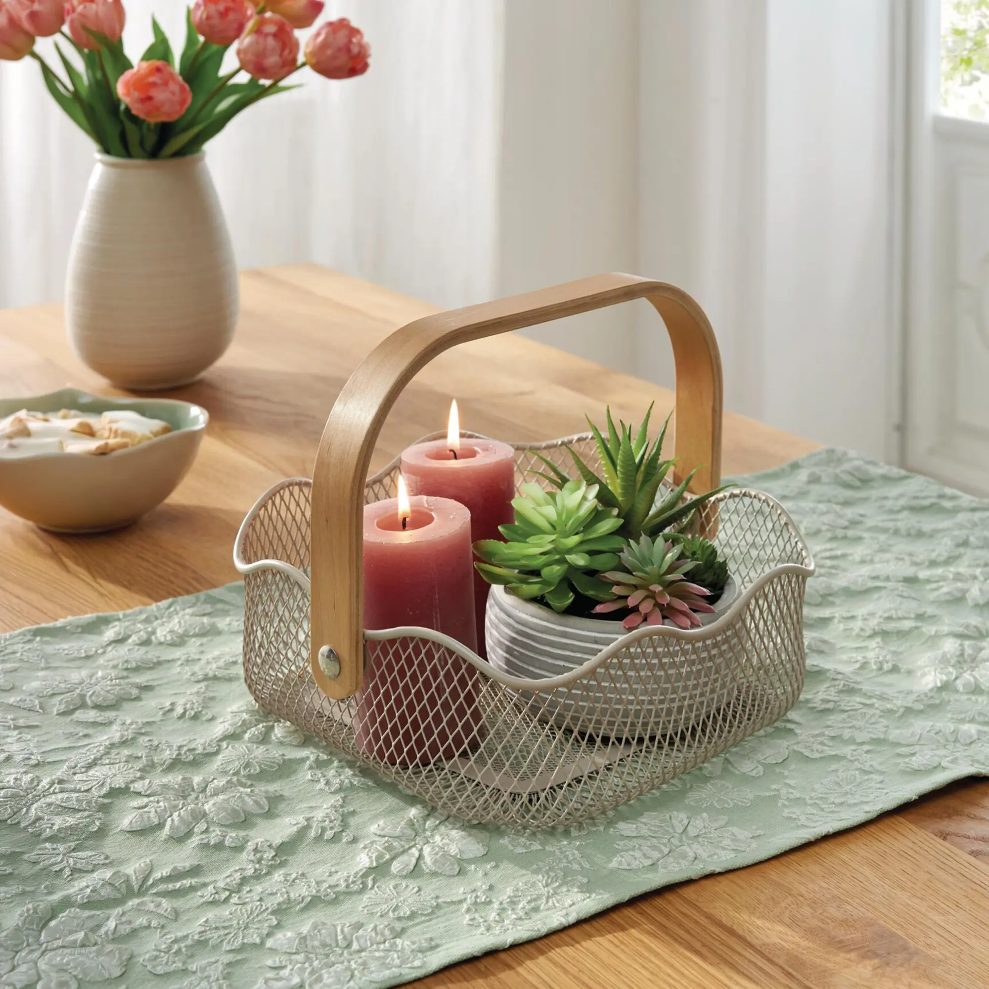 Metallkorb "Wellenrand"  im Frank Flechtwaren Online Shop kaufen