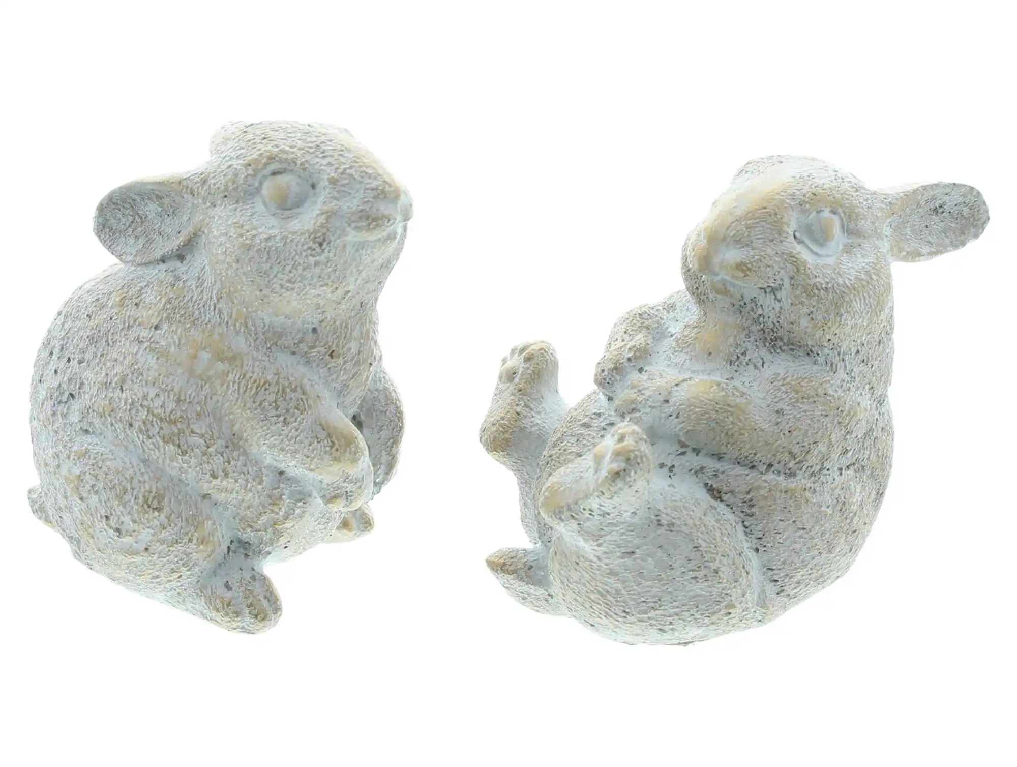 Hase "Stone", 2er Set  im Frank Flechtwaren Online Shop für Ostern kaufen