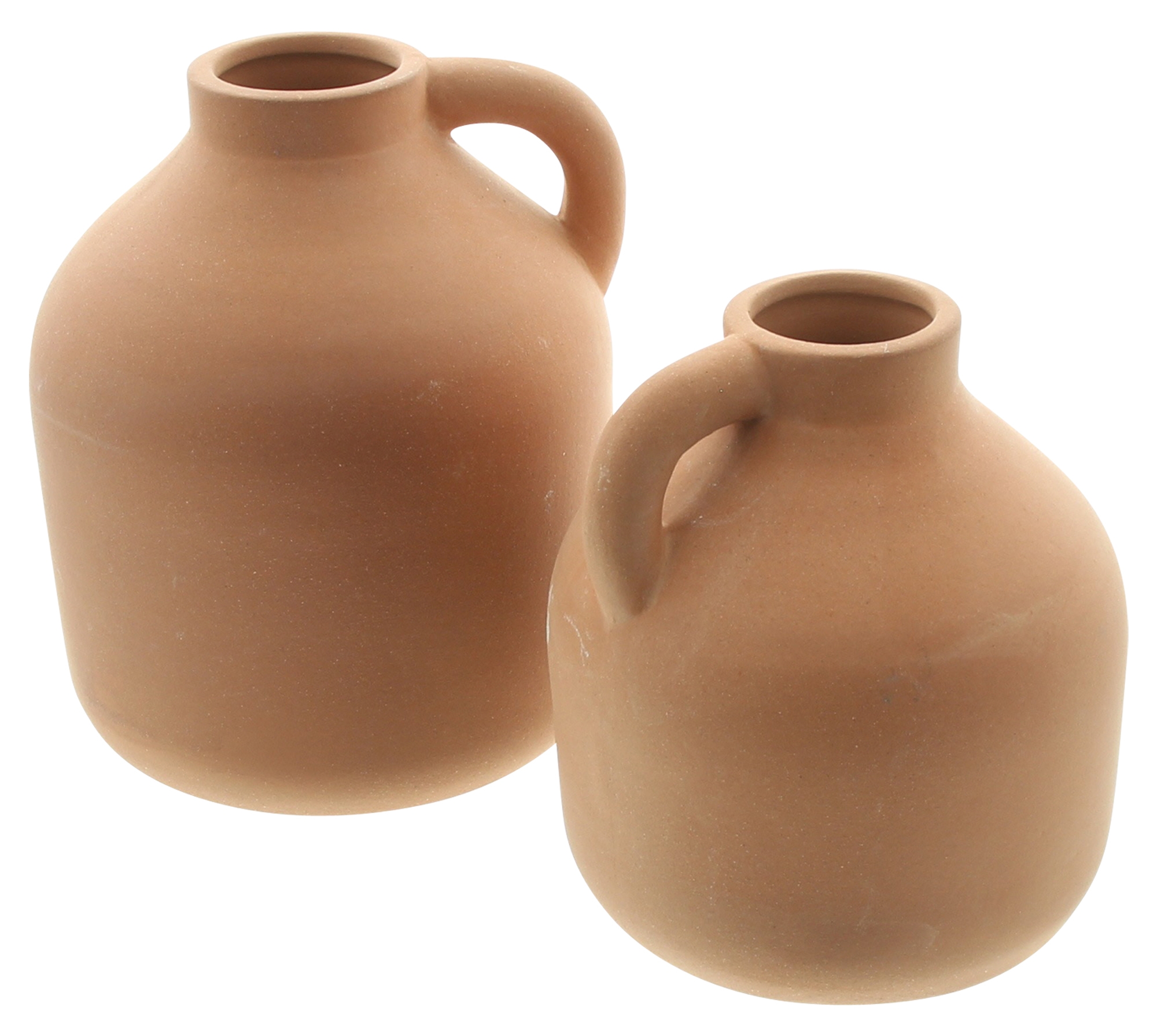 Dekovase "Tonkrug", 2er Set  im Frank Flechtwaren Online Shop für Dekovasen kaufen