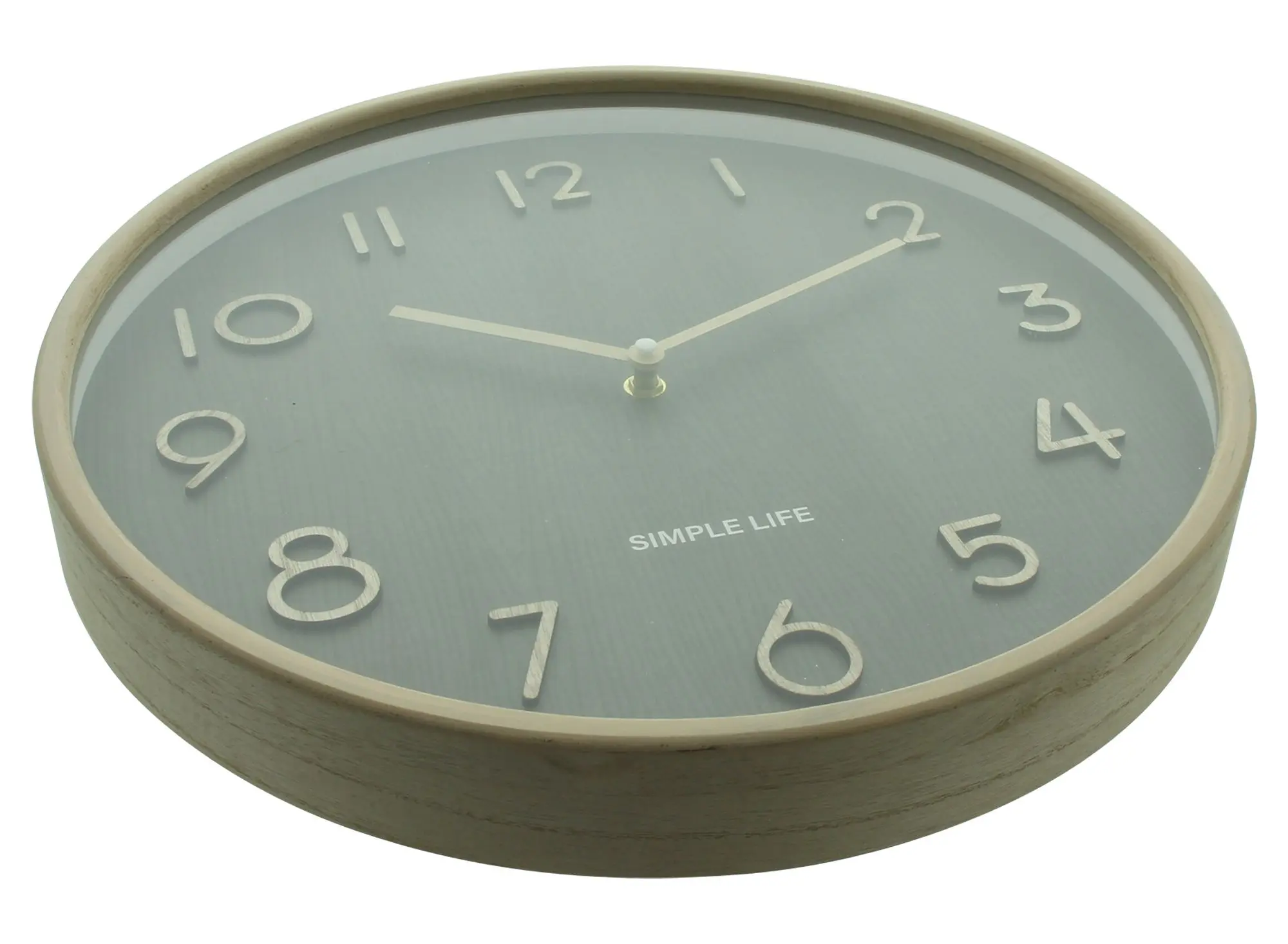 Wanduhr "Simple Life"  im Frank Flechtwaren Online Shop für Wanddeko kaufen