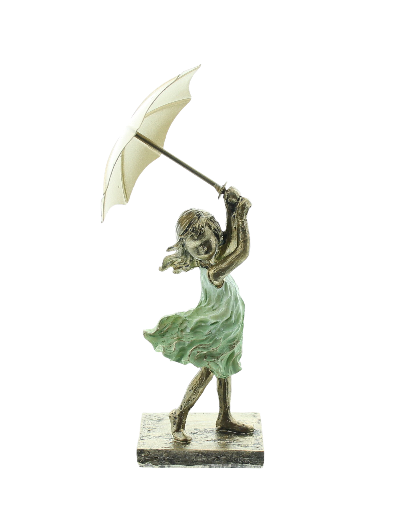 Figur "Mädchen mit Schirm"  im Frank Flechtwaren Online Shop für Herbst kaufen