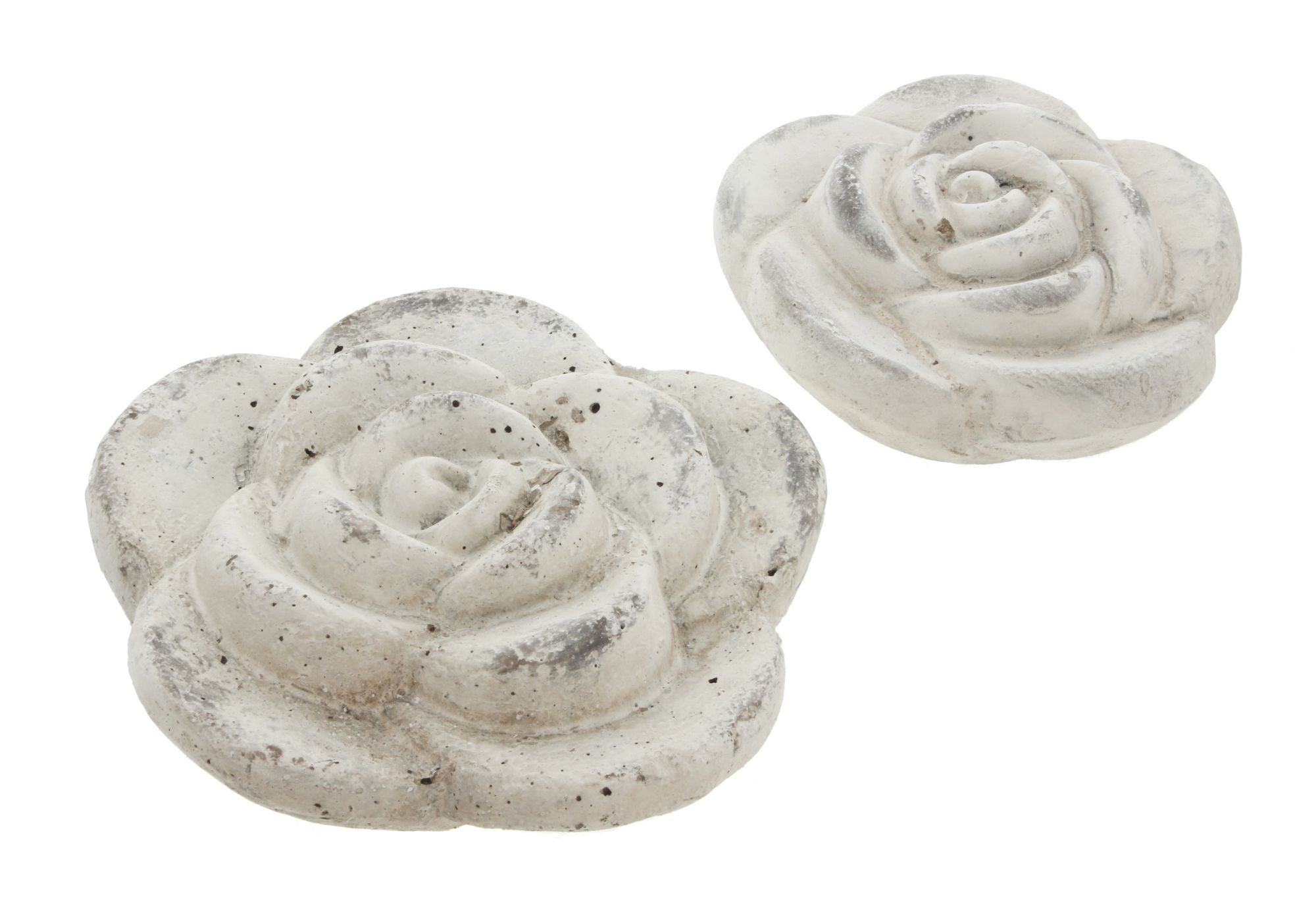 Zementblüte "Rose", 2er Set im Frank Flechtwaren Online Shop für Herbst kaufen Zementblüte "Rose", 2er Set im Frank Flechtwaren Online Shop für Herbst kaufen