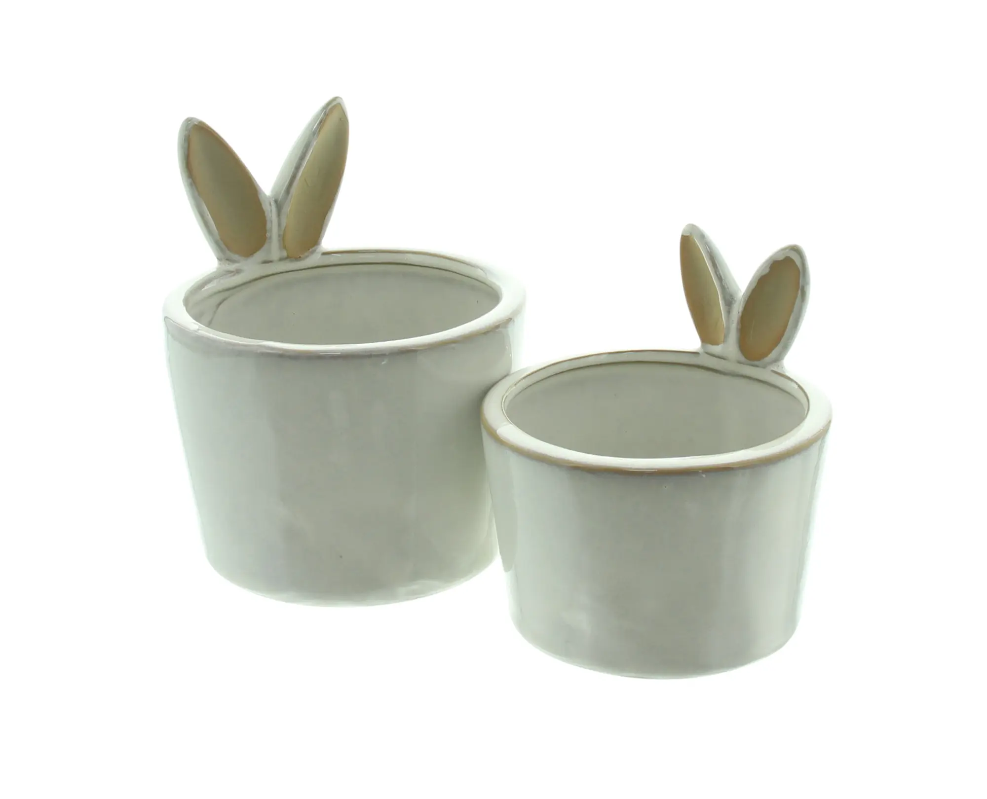 Pflanzer "Hasenohren", 2er Set  im Frank Flechtwaren Online Shop für Pflanzer kaufen