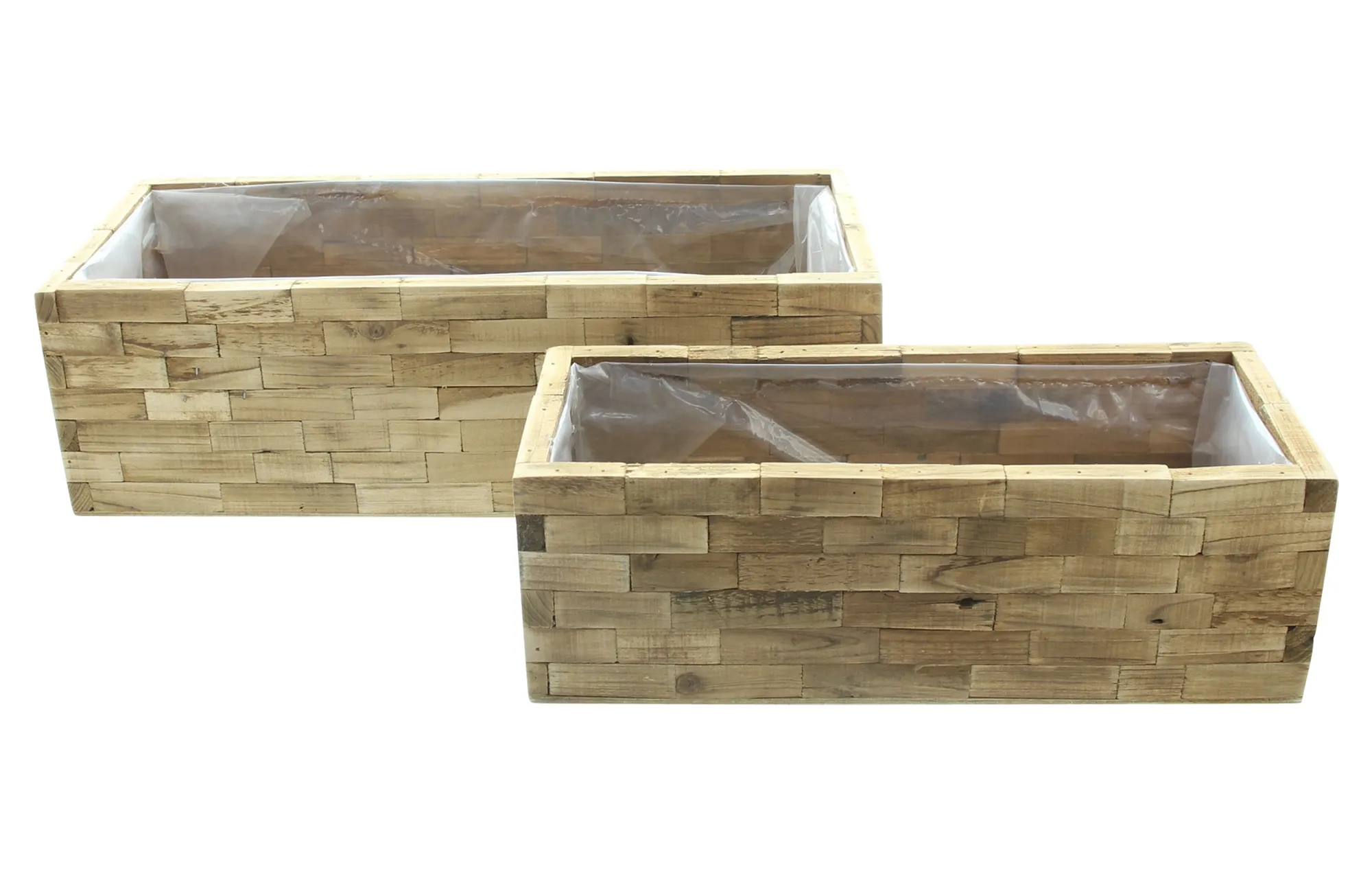 Pflanzkasten "Puro", 2er Set  im Frank Flechtwaren Online Shop für Pflanztöpfe kaufen