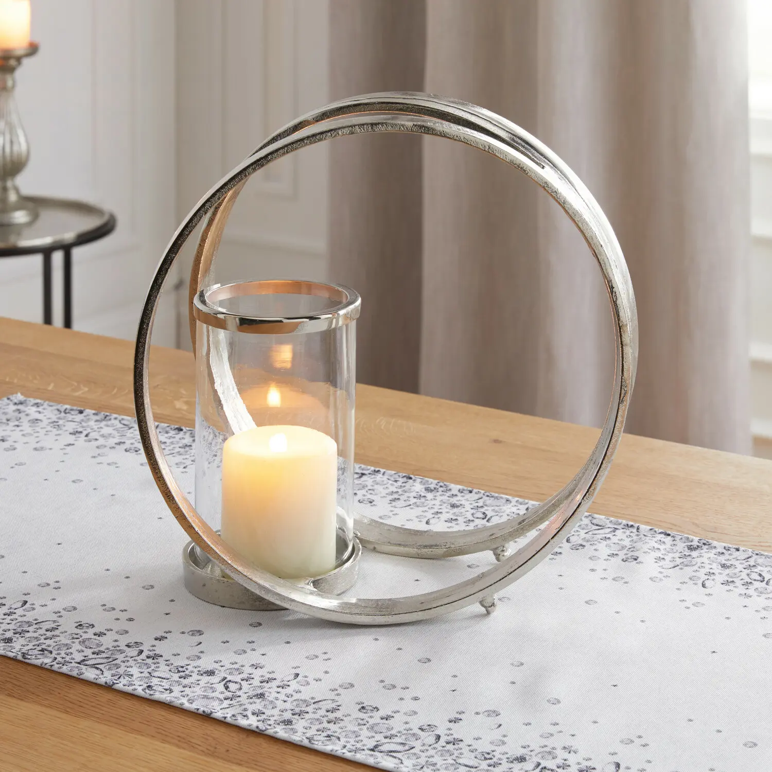 Windlicht "Kreise"  im Frank Flechtwaren Online Shop kaufen