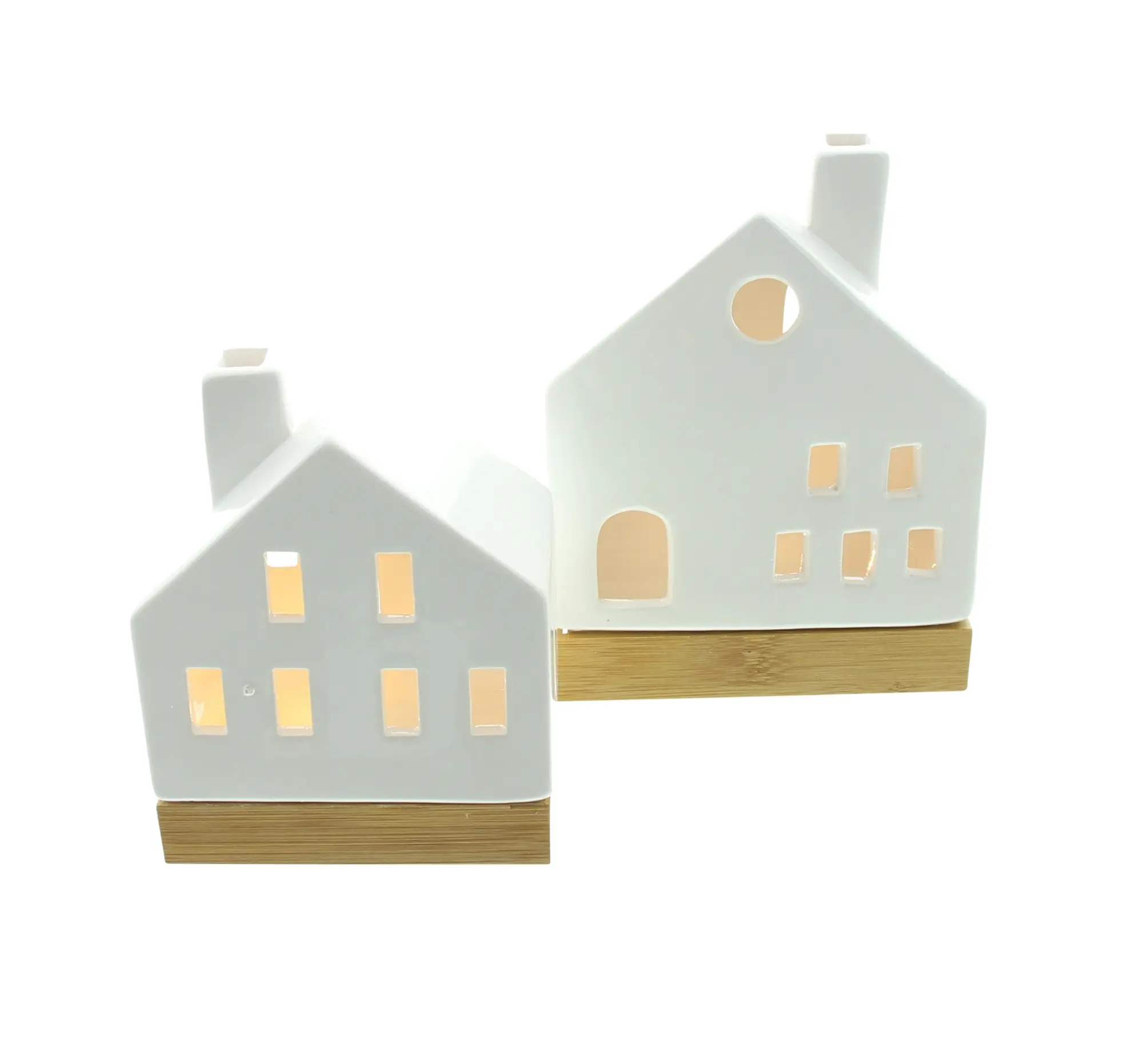 LED-Haus "White", 2er Set im Frank Flechtwaren Online Shop für Ostern kaufen LED-Haus "White", 2er Set im Frank Flechtwaren Online Shop für Ostern kaufen
