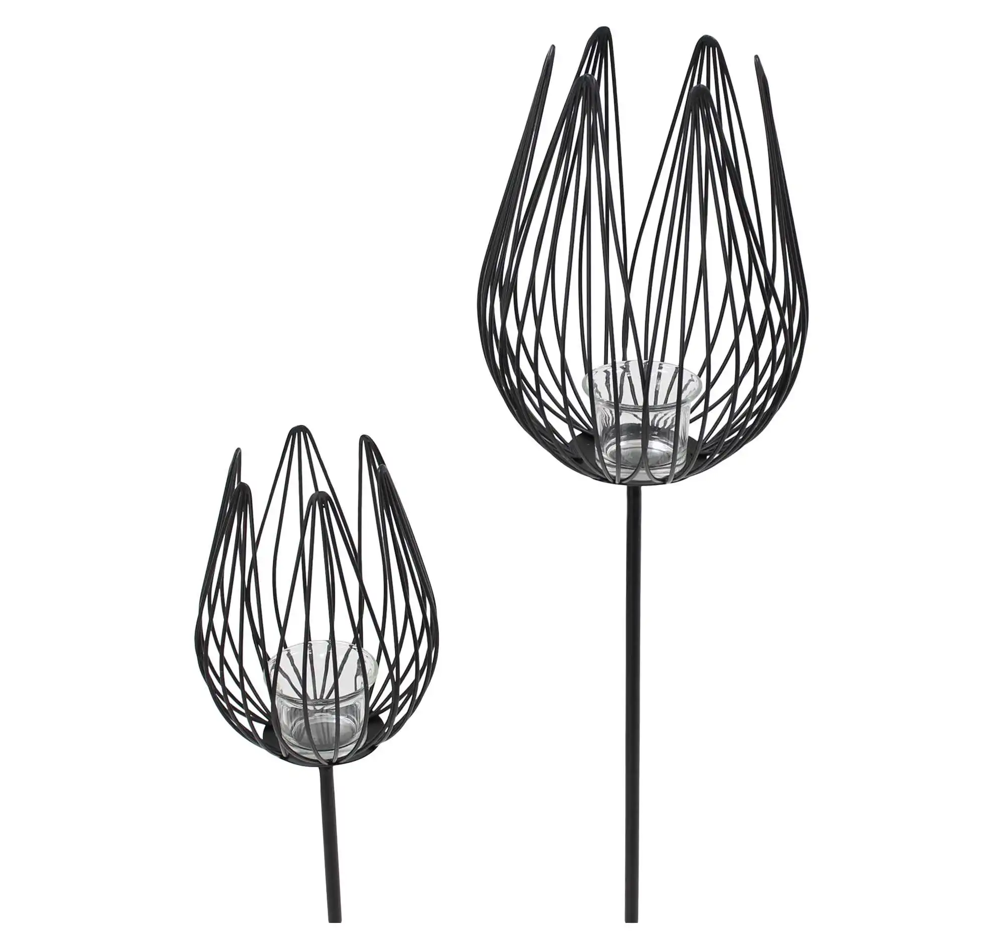 Gartenstecker "Windlicht", 2er Set  im Frank Flechtwaren Online Shop für Gartenstecker kaufen