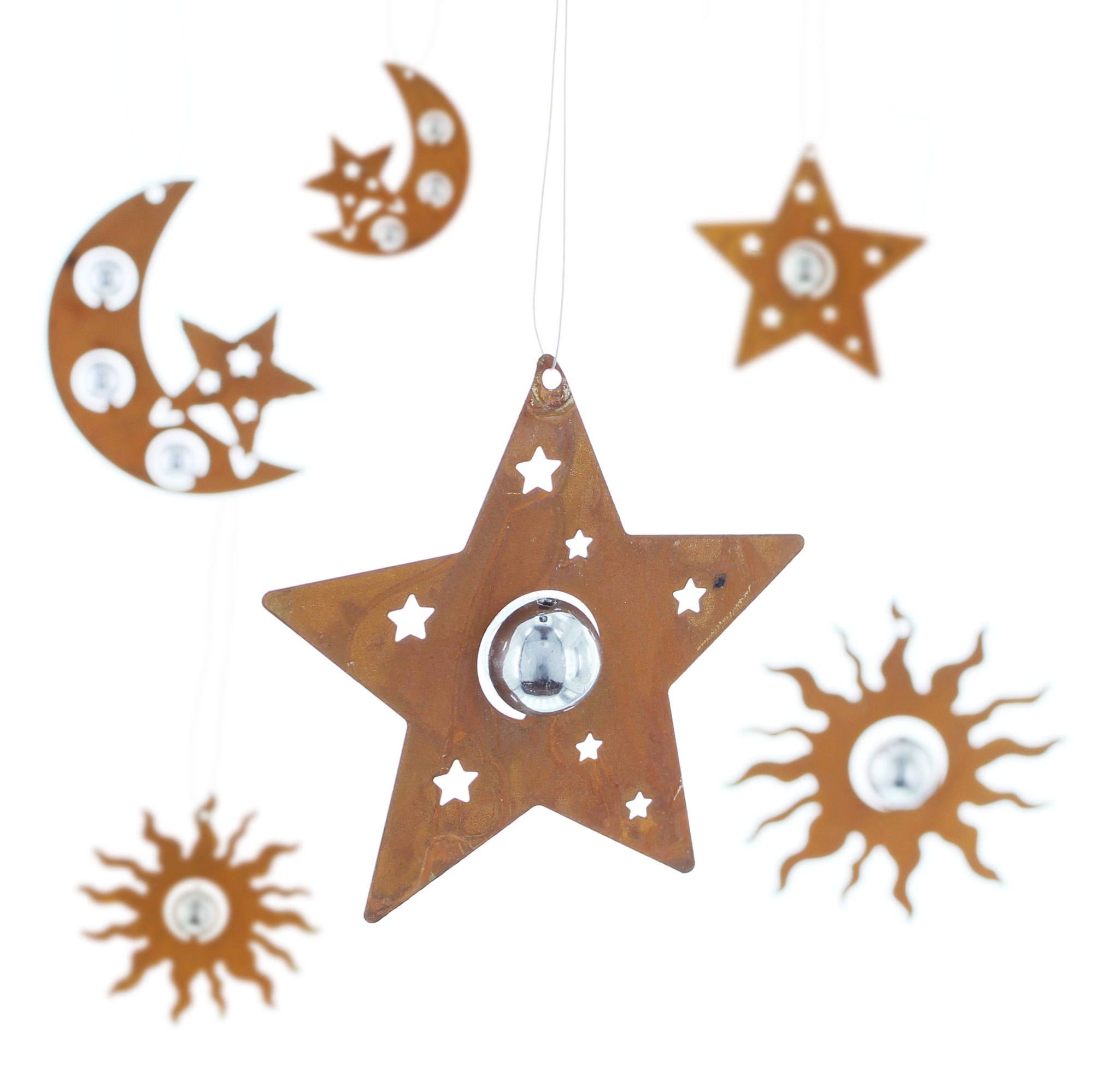 Hänger "Rostoptik", 6er Set im Frank Flechtwaren Online Shop für Weihnachten kaufen Hänger "Rostoptik", 6er Set im Frank Flechtwaren Online Shop für Weihnachten kaufen