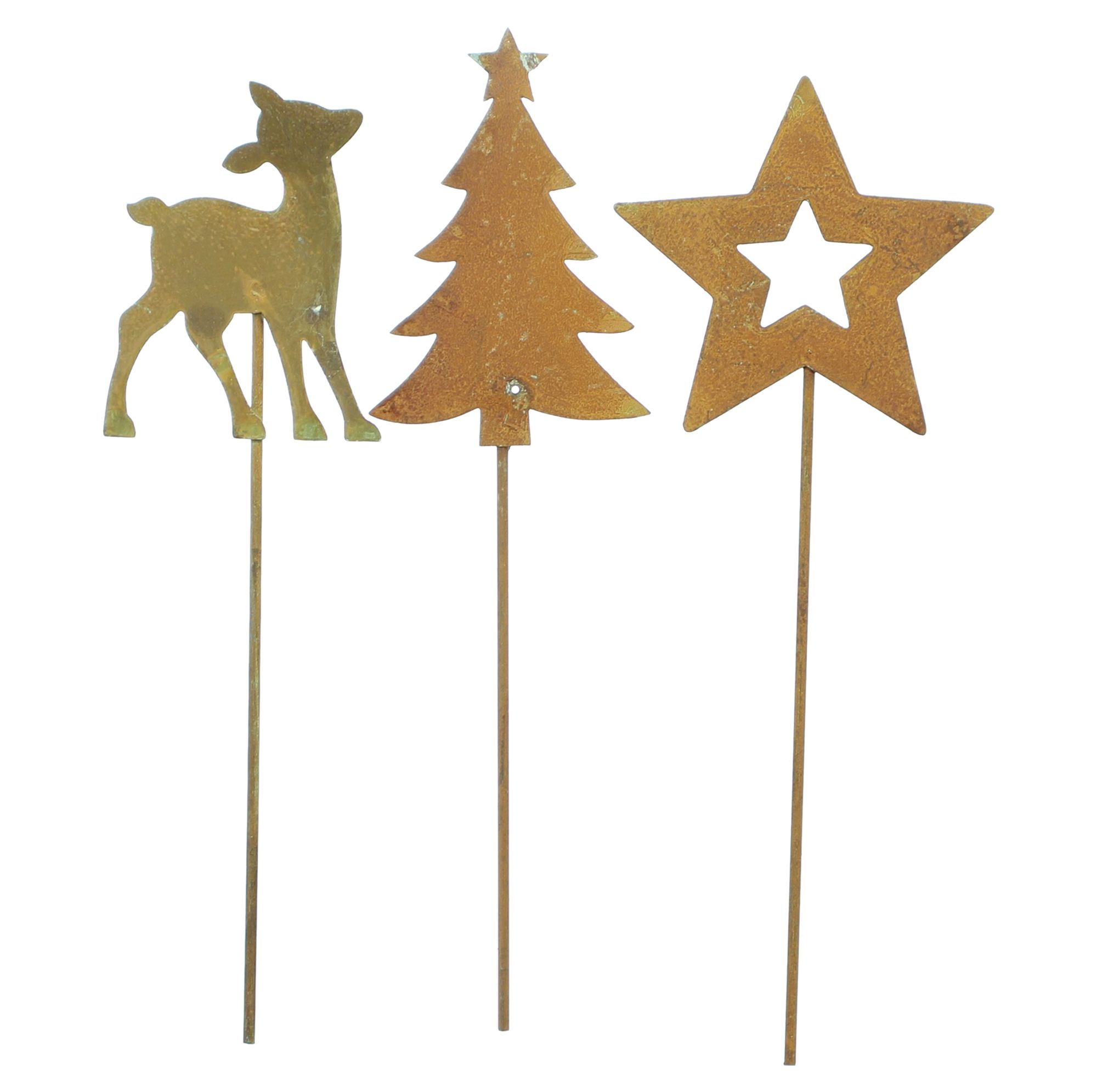 Metallstecker "Weihnachtswald", 9er Set im Frank Flechtwaren Online Shop für Weihnachten kaufen Metallstecker "Weihnachtswald", 9er Set im Frank Flechtwaren Online Shop für Weihnachten kaufen