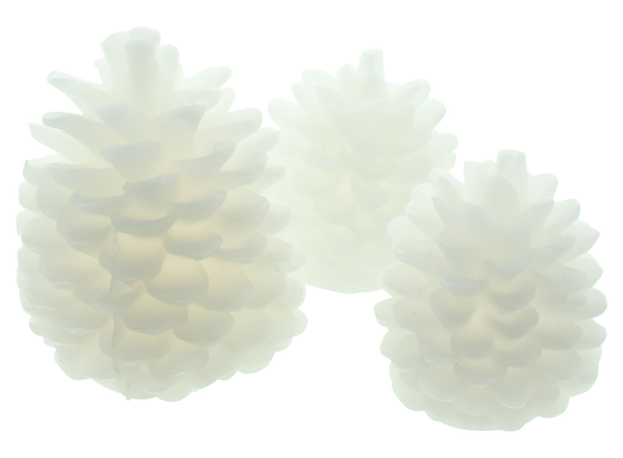 LED-Zapfen "Snow", 3er Set im Frank Flechtwaren Online Shop für Weihnachten kaufen LED-Zapfen "Snow", 3er Set im Frank Flechtwaren Online Shop für Weihnachten kaufen