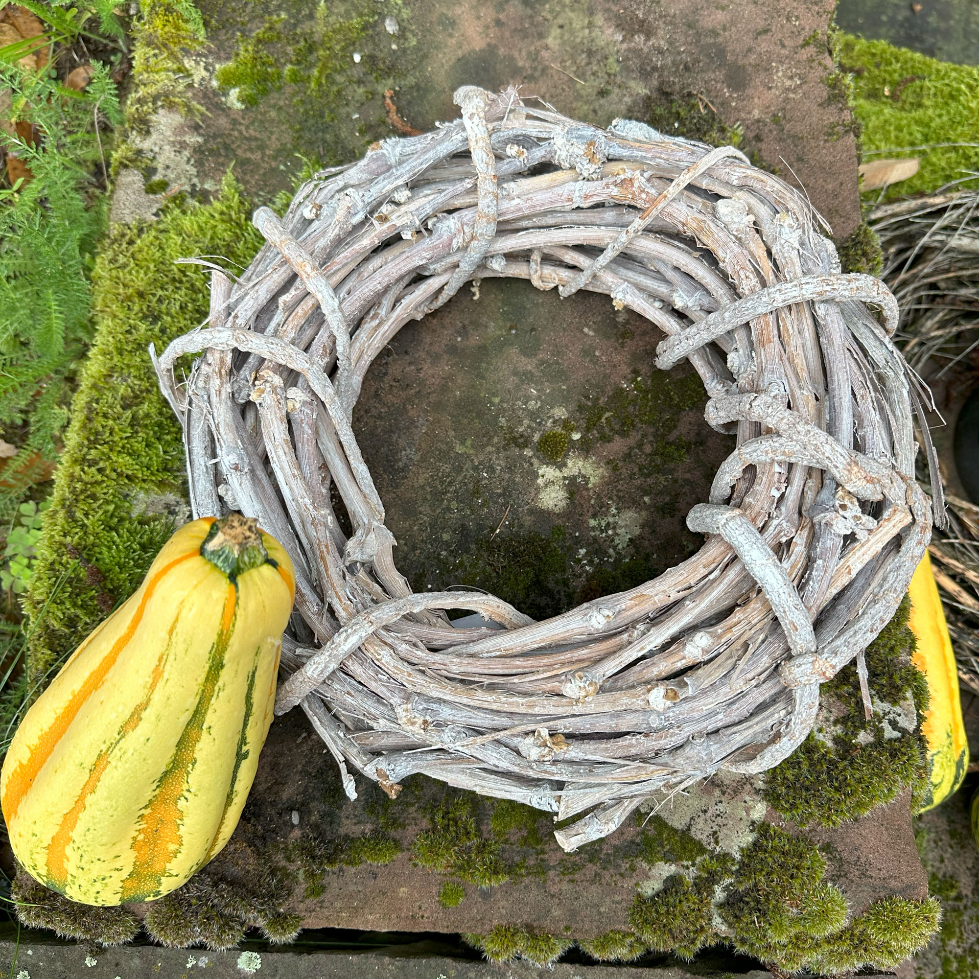 Kranz "Graue Rebe"  im Frank Flechtwaren Online Shop für Kränze kaufen