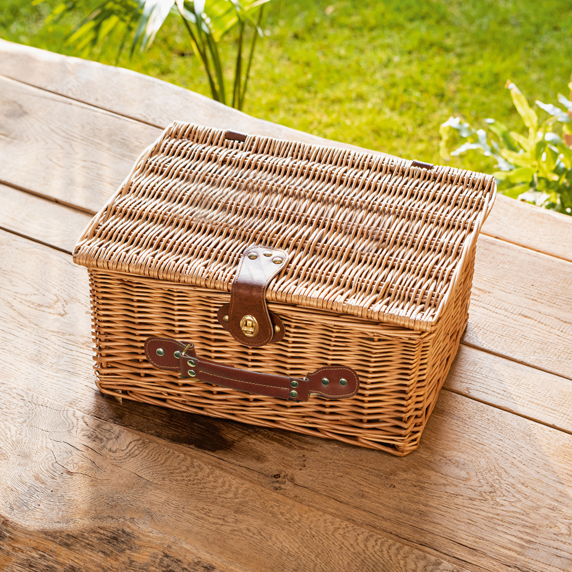 Picknickkorb "Duo", 16tlg. im Frank Flechtwaren Online Shop für Picknickkörbe kaufen Picknickkorb "Duo", 16tlg. im Frank Flechtwaren Online Shop für Picknickkörbe kaufen