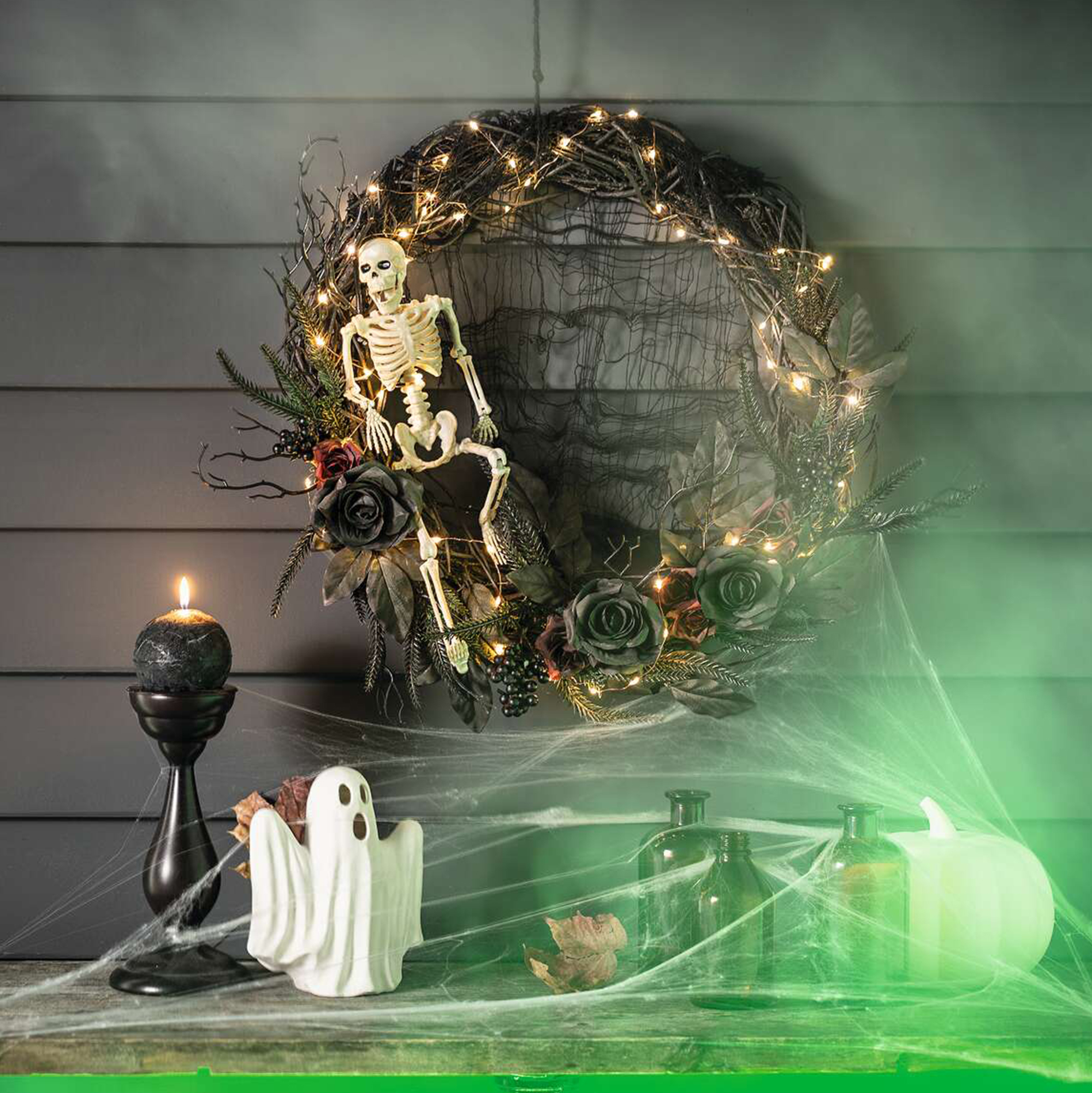 LED-Kranz "Light in the Dark"  im Frank Flechtwaren Online Shop kaufen