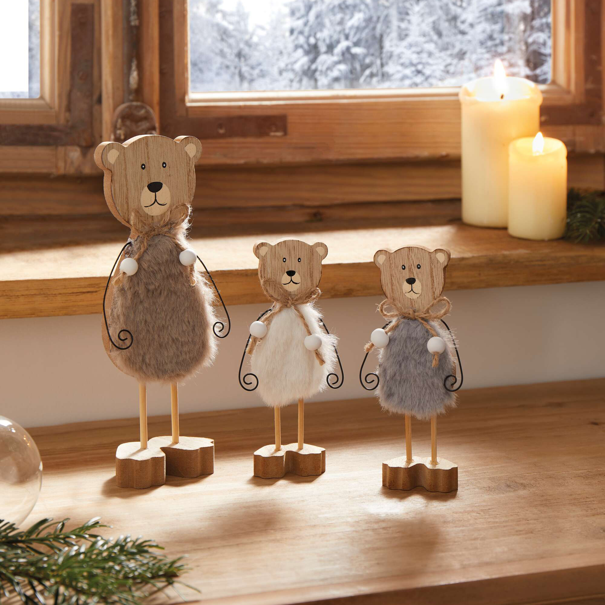 Figur "Bären", 3er Set im Frank Flechtwaren Online Shop für Weihnachten kaufen Figur "Bären", 3er Set im Frank Flechtwaren Online Shop für Weihnachten kaufen