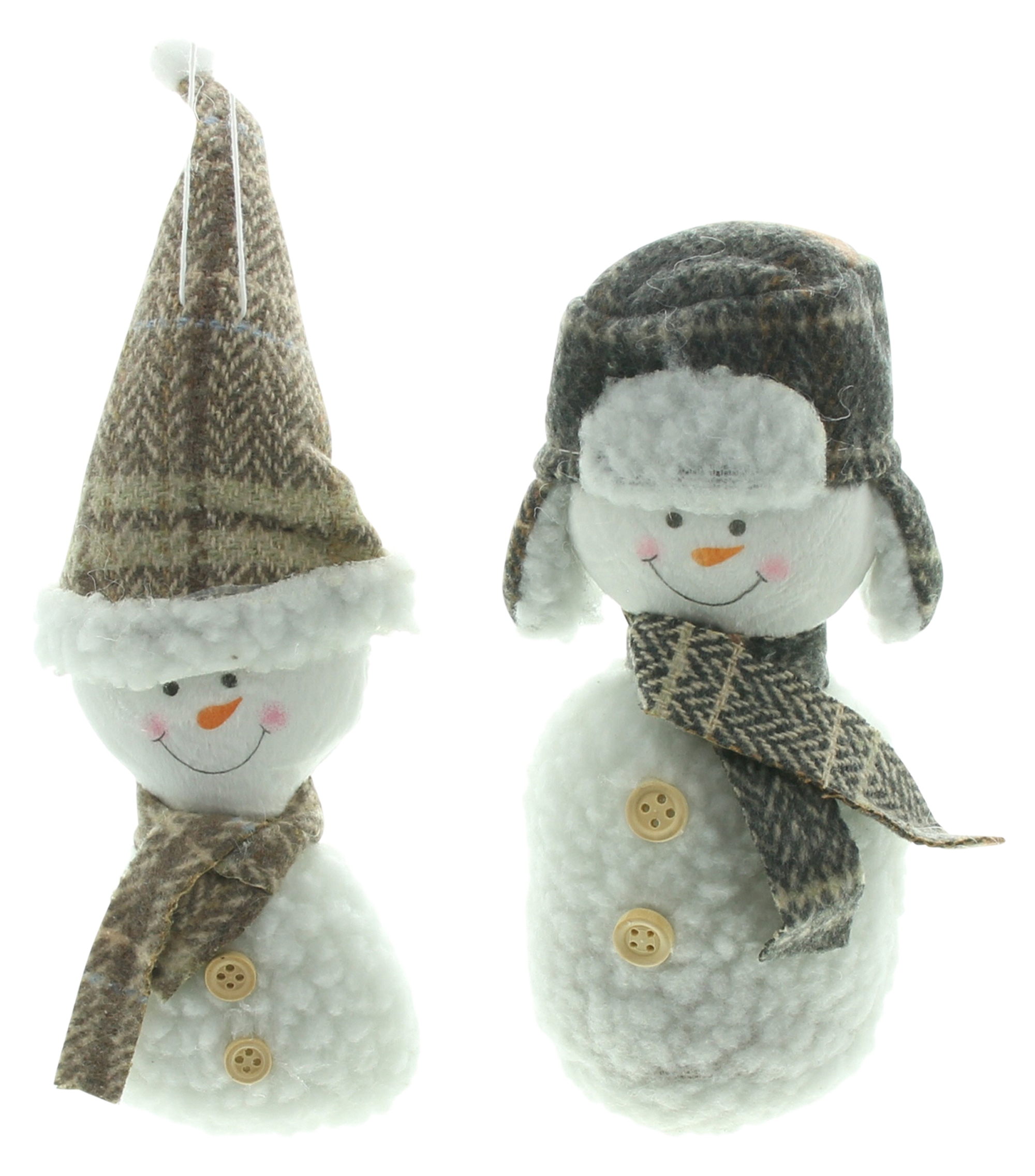 Schneemann "Mütze &amp; Schal", 2er Set  im Frank Flechtwaren Online Shop kaufen