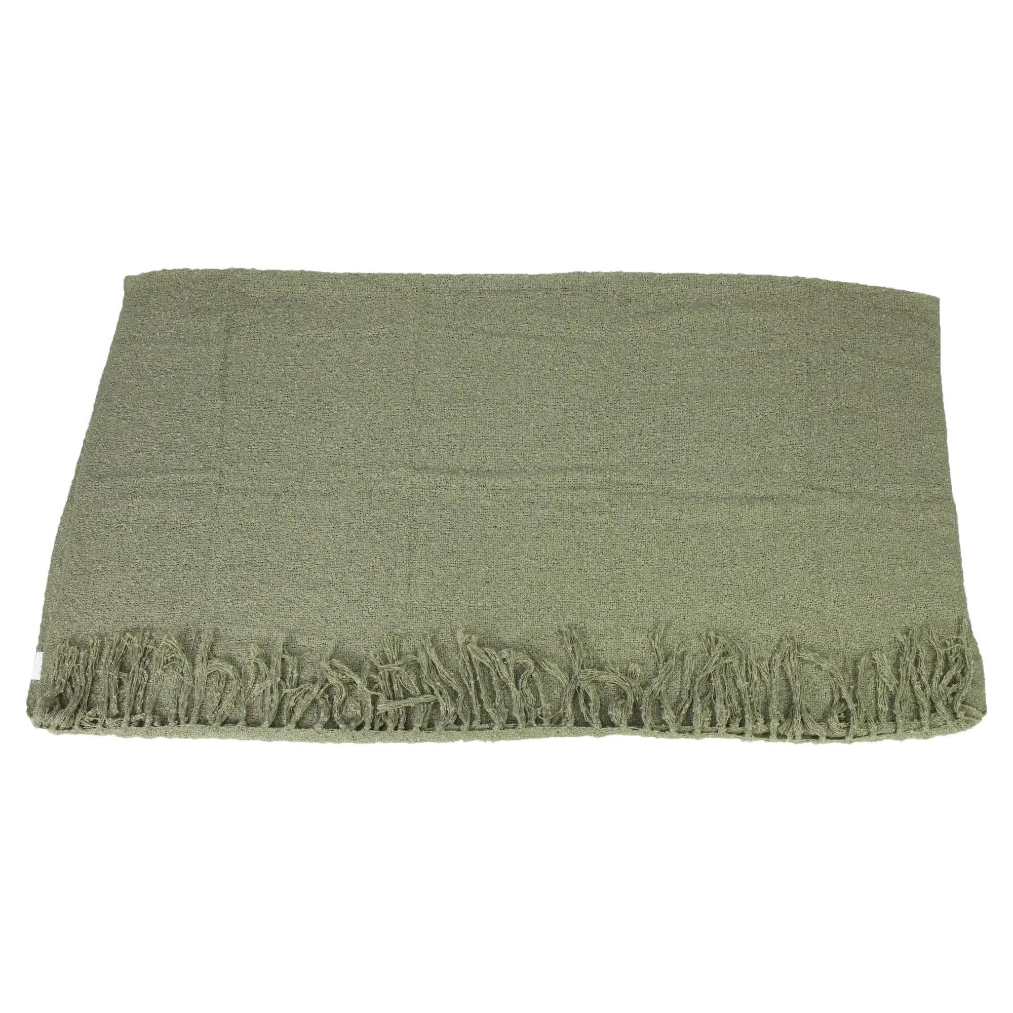 Kuscheldecke "Olive Green"  im Frank Flechtwaren Online Shop für Decken &amp; Kuscheldecken kaufen