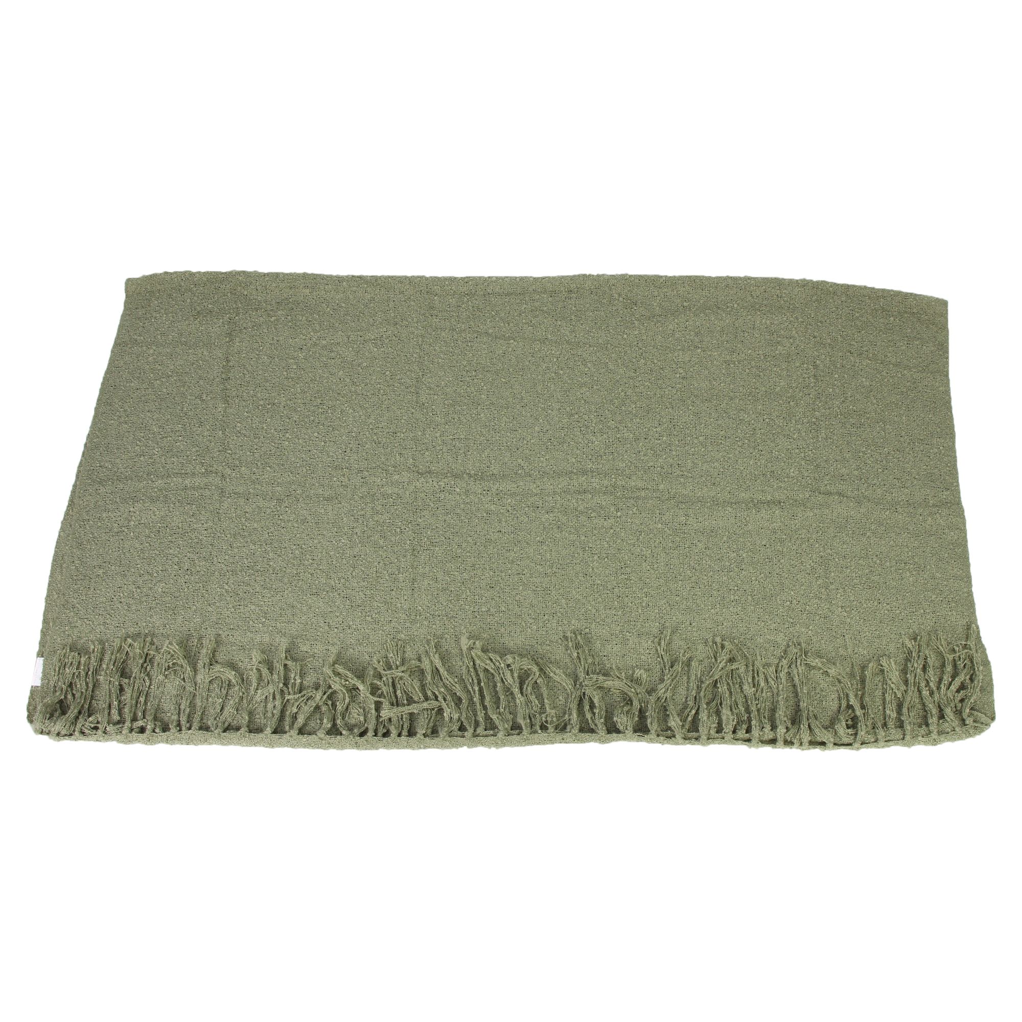 Kuscheldecke "Olive Green"  im Frank Flechtwaren Online Shop für Herbst kaufen