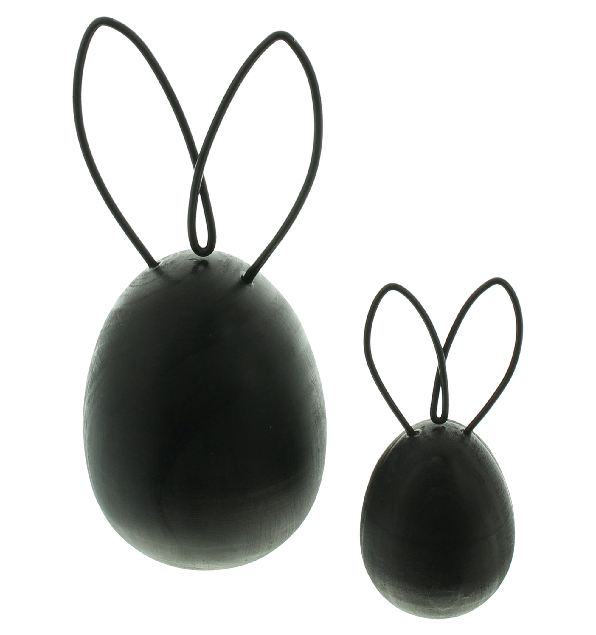 Hase "Black", 2er Set  im Frank Flechtwaren Online Shop für Hasen &amp; Co kaufen