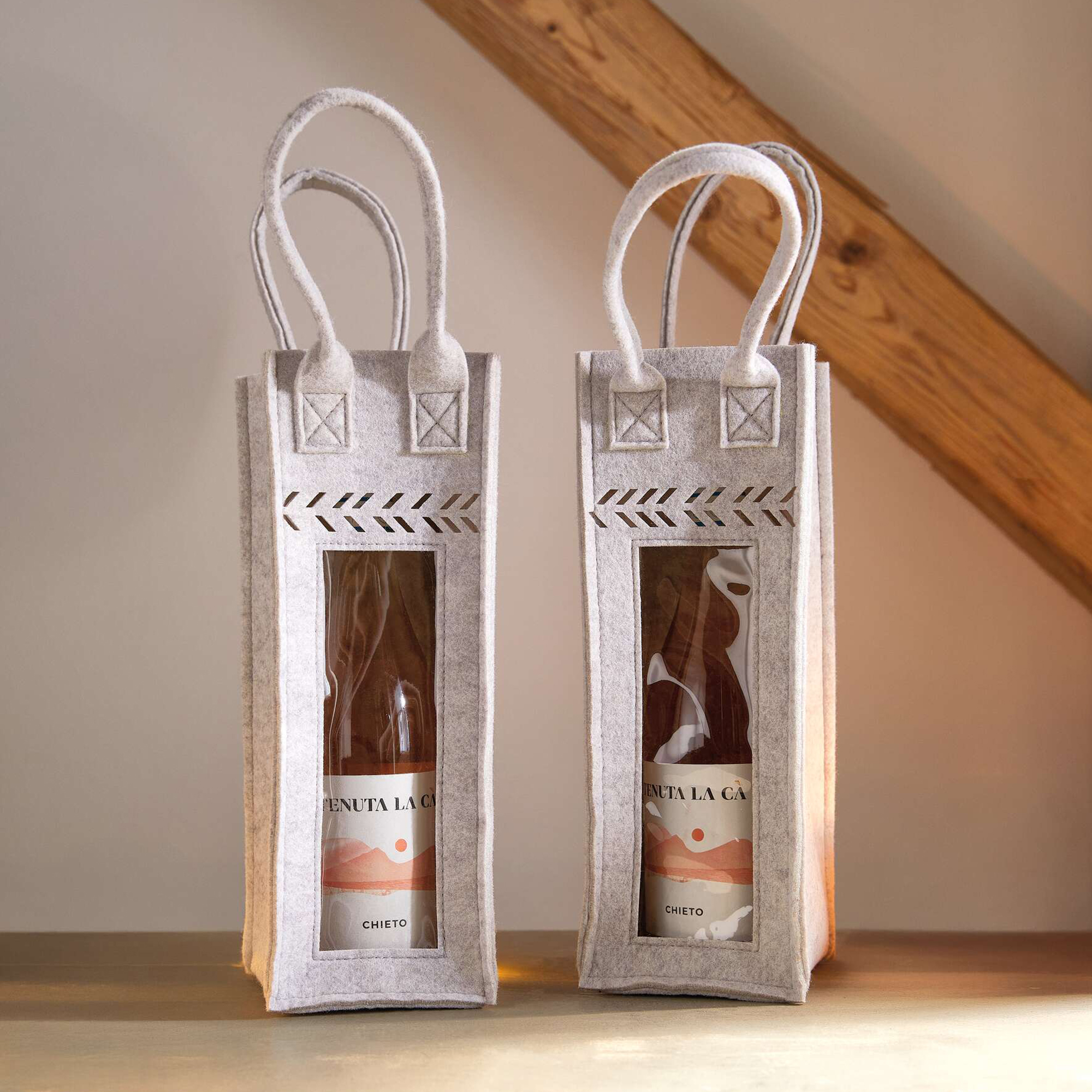 Geschenktasche "Fenster", 2er Set  im Frank Flechtwaren Online Shop kaufen