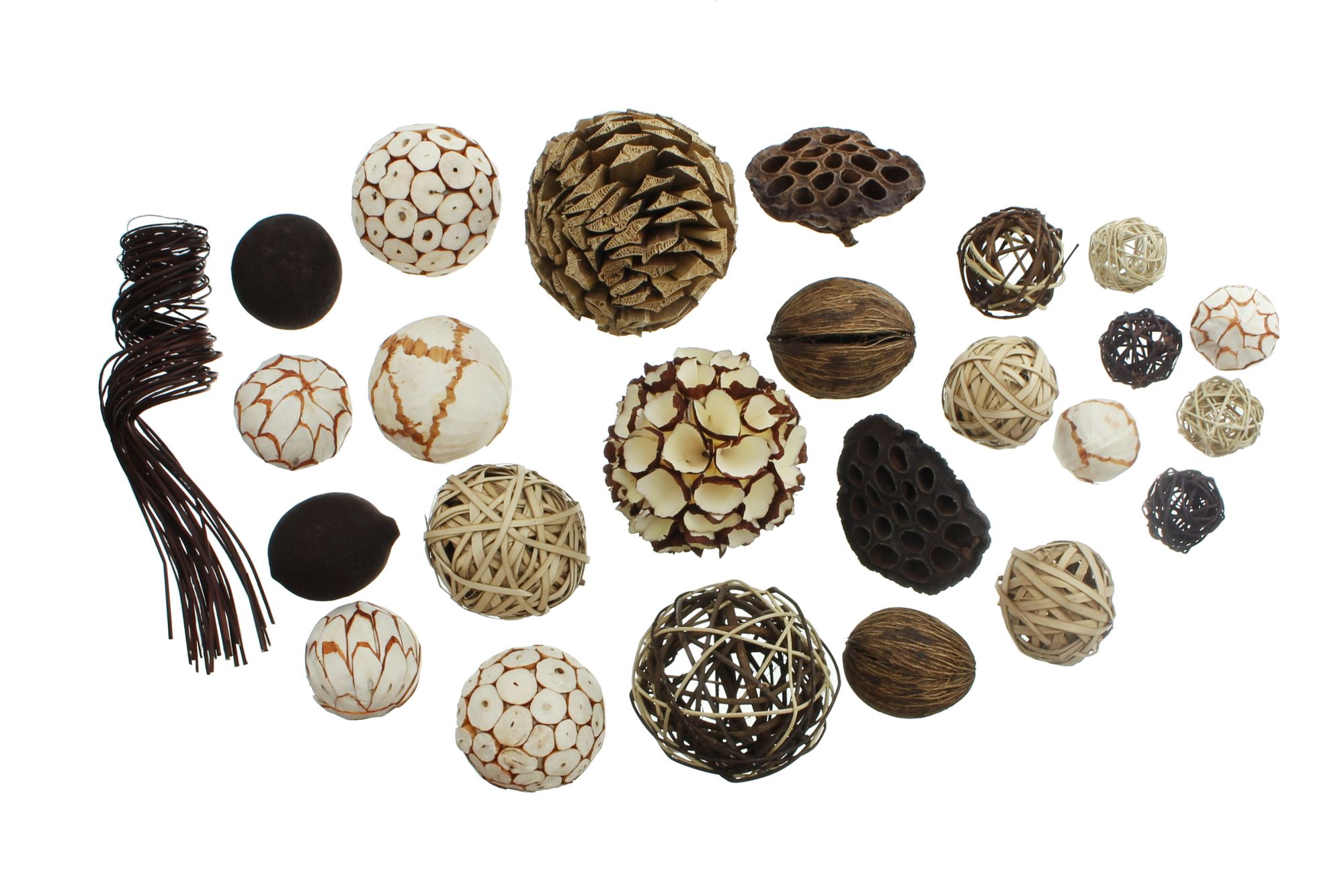 Deko-Set "Naturkugel", 25tlg. im Frank Flechtwaren Online Shop für Herbst kaufen Deko-Set "Naturkugel", 25tlg. im Frank Flechtwaren Online Shop für Herbst kaufen