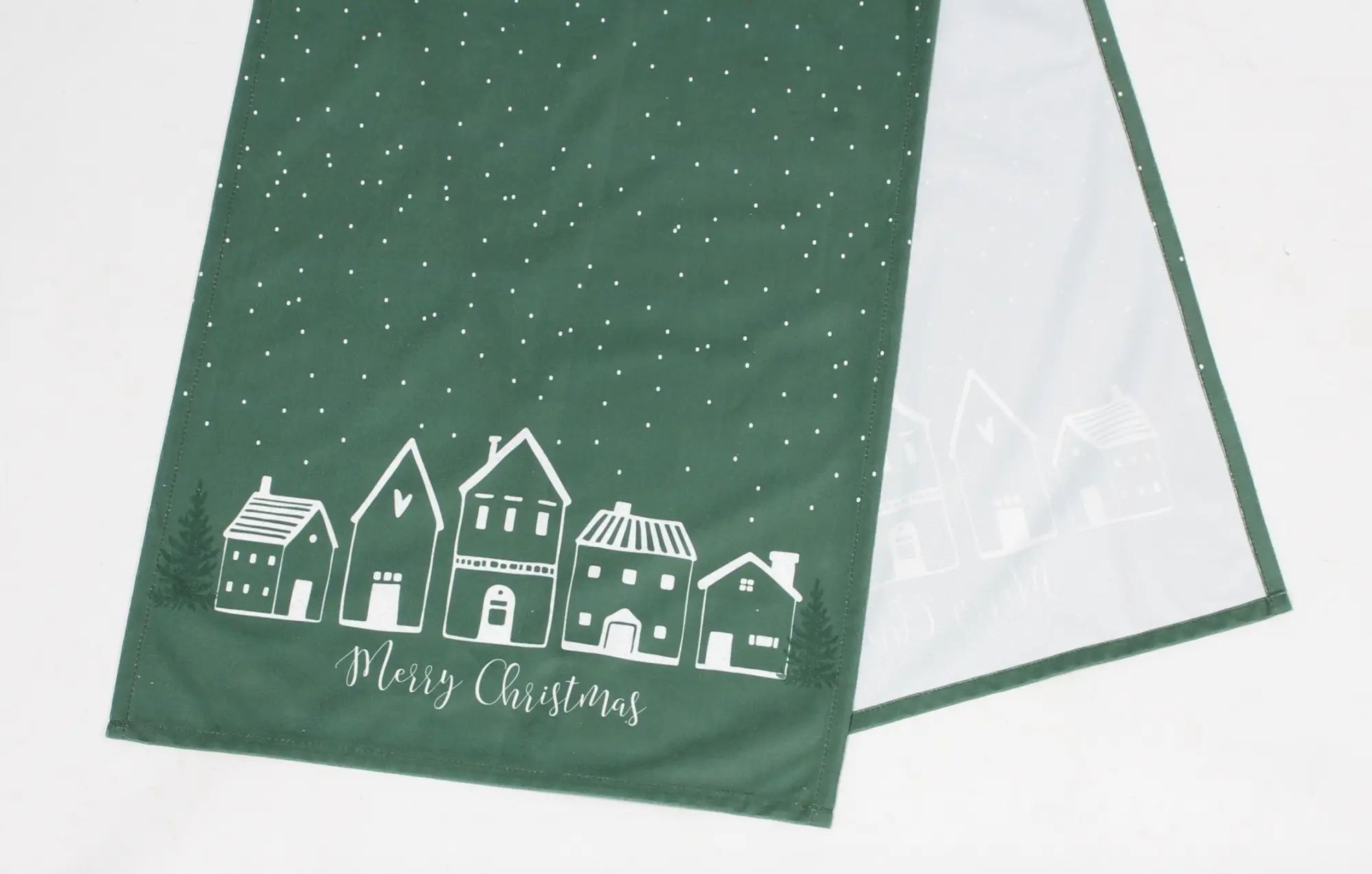 Tischläufer "Winterdorf"  im Frank Flechtwaren Online Shop für Tischläufer kaufen