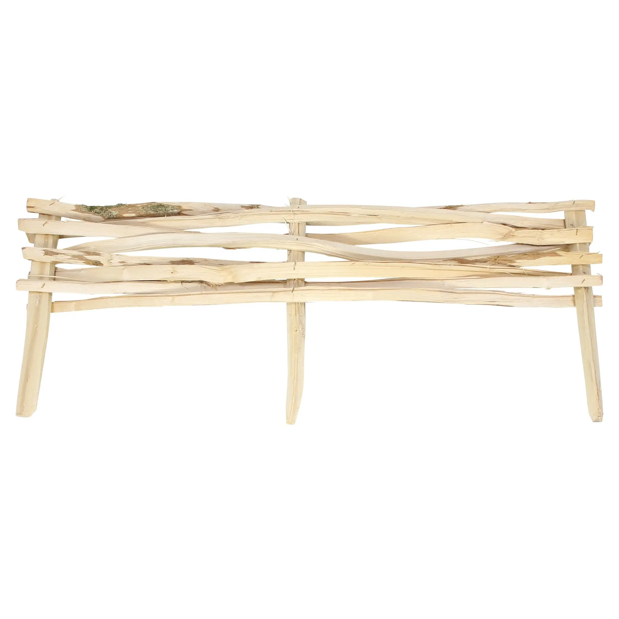 Beetbegrenzung "Haselnuss", 100 x 20 cm  im Frank Flechtwaren Online Shop für Beetbegrenzung &amp; Zäune kaufen