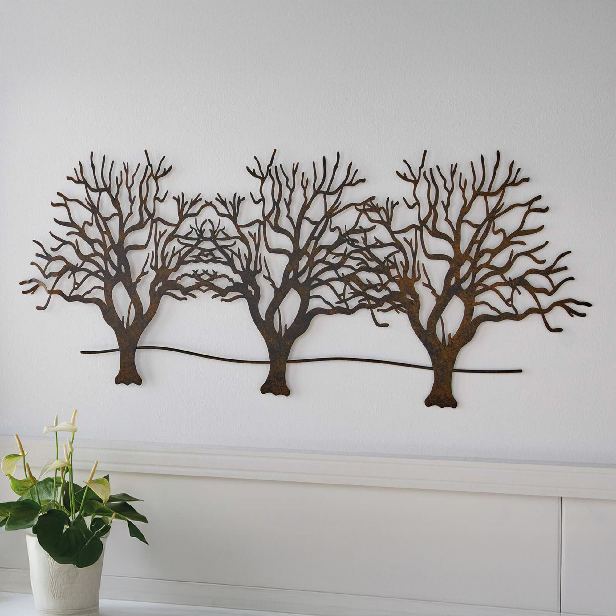 Acheter Décoration murale "arbres"  dans la boutique en ligne de Frank Flechtwaren