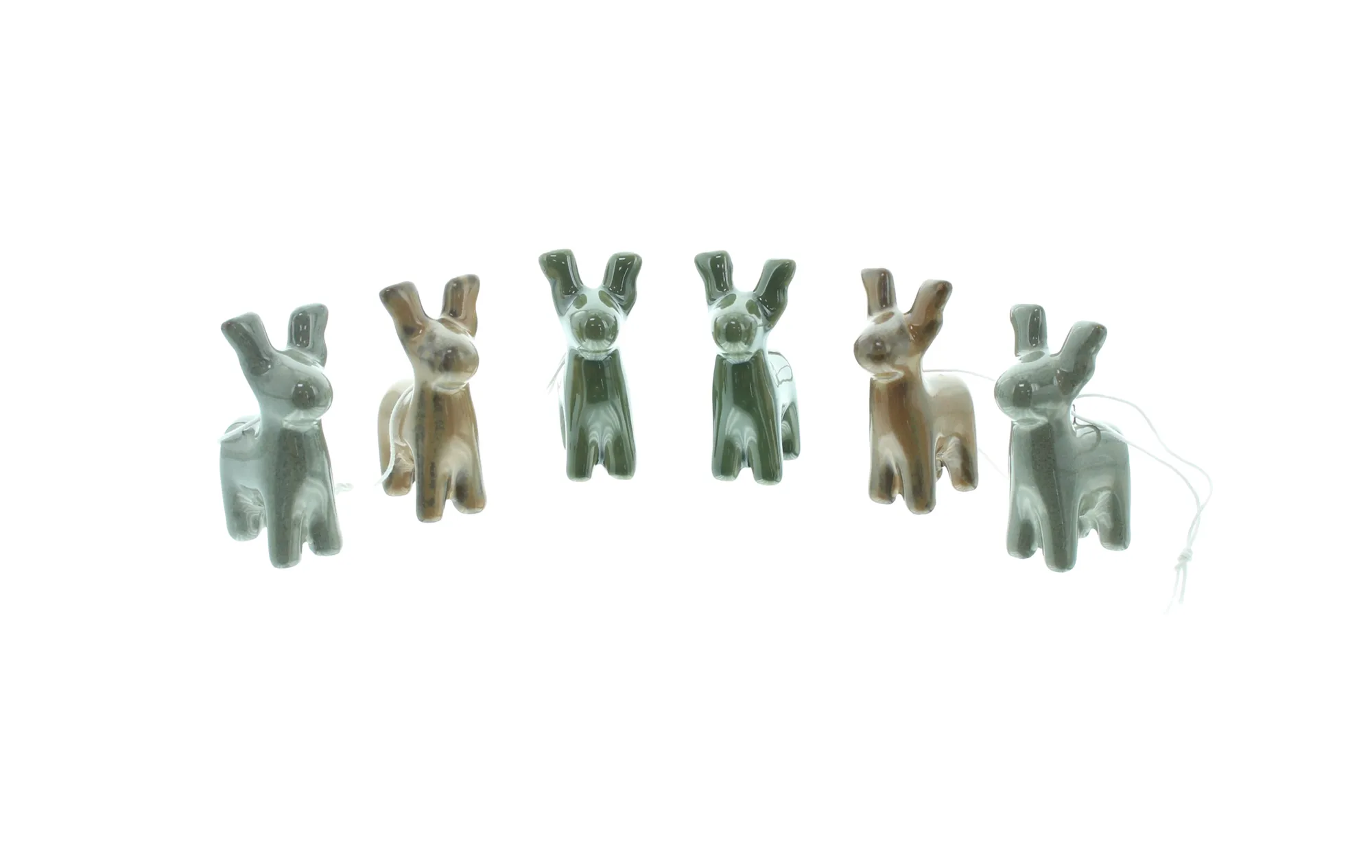 Deko-Hänger "Rentier", 6er Set  im Frank Flechtwaren Online Shop für Dekohänger  kaufen