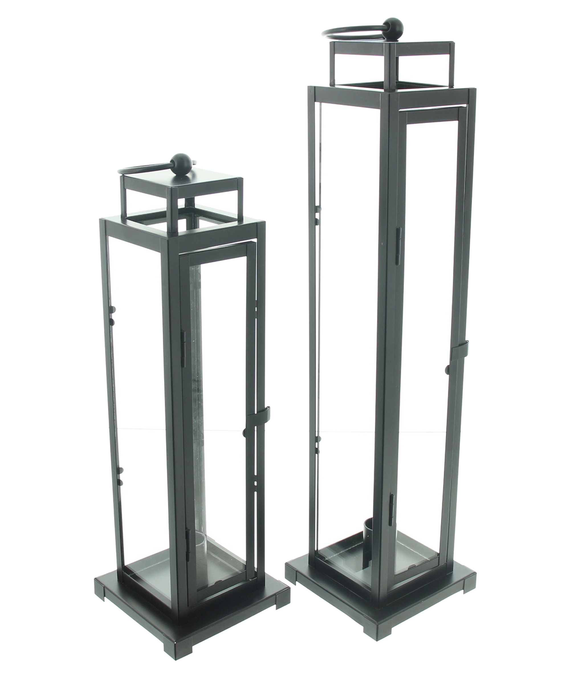 Laterne "Modern Black", 2er Set  im Frank Flechtwaren Online Shop für Gerade eingetroffen kaufen