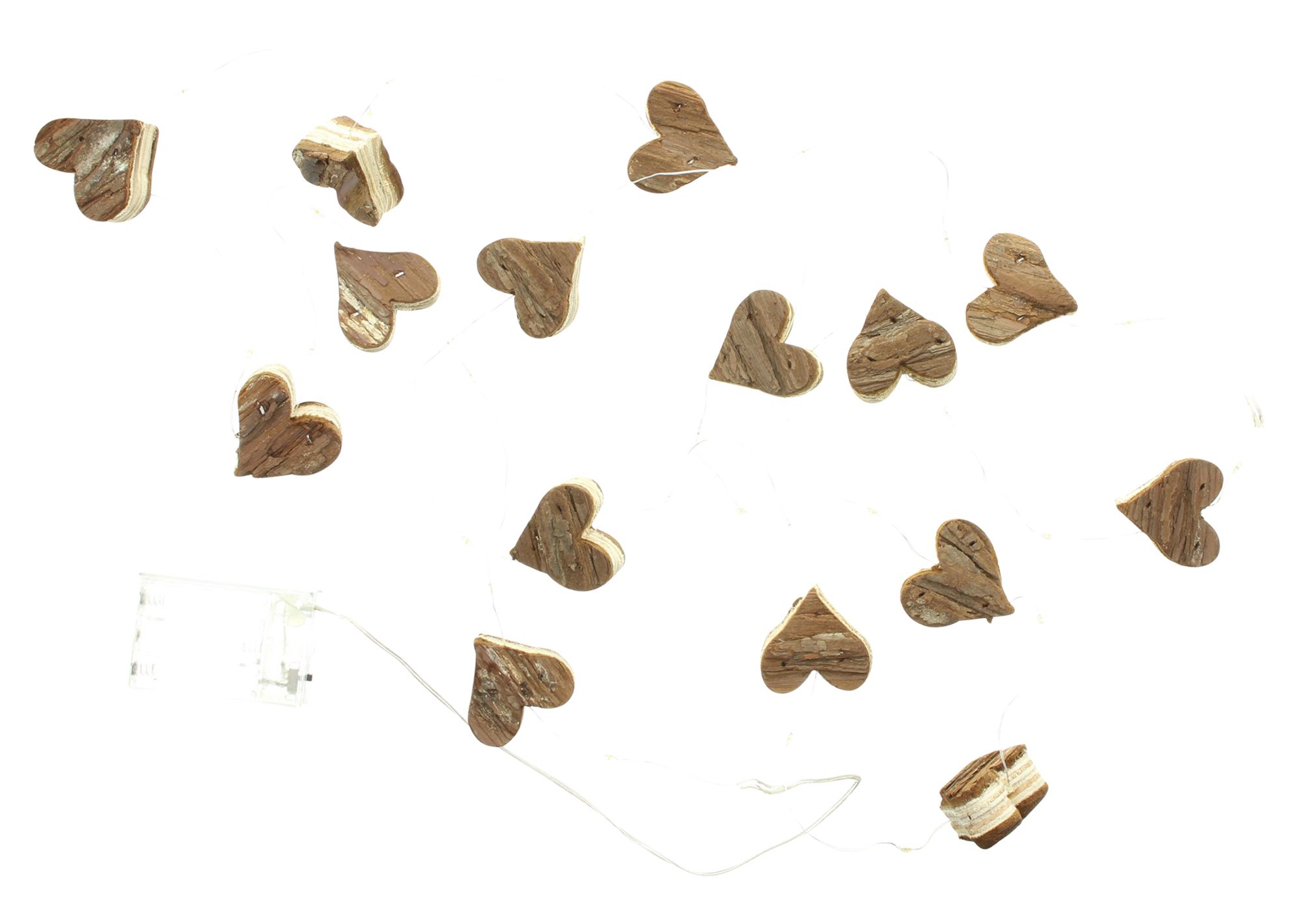 LED-Lichterkette "Holzherzchen"  im Frank Flechtwaren Online Shop für Herbst kaufen