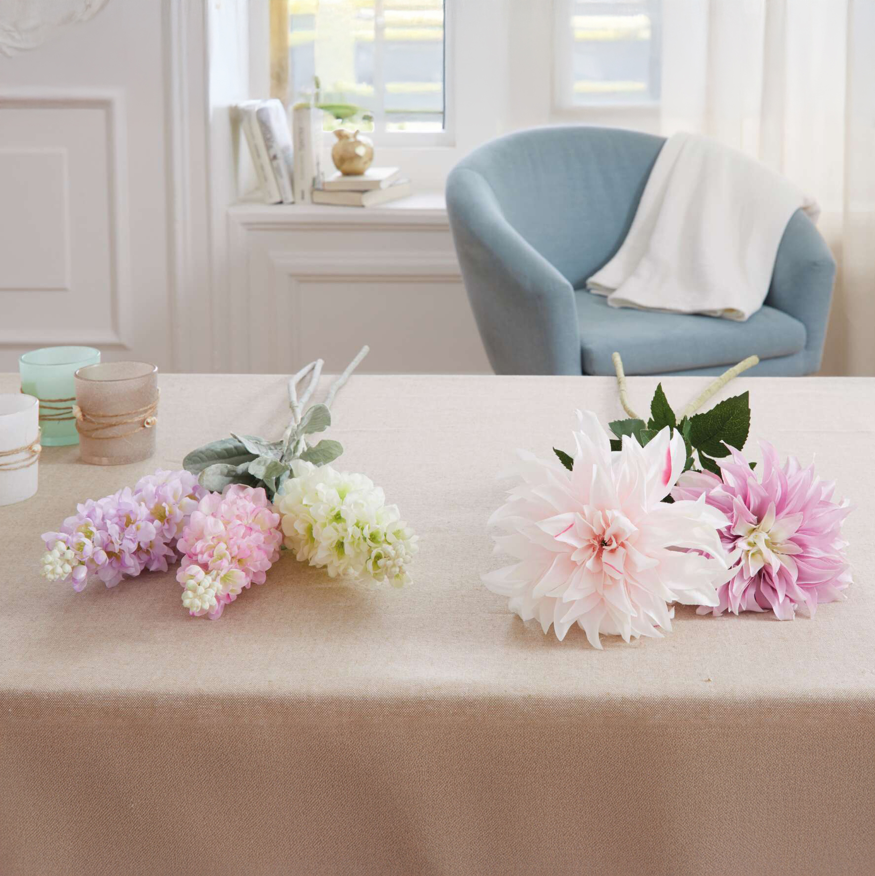 Blume "Levkoje", 3er Set im Frank Flechtwaren Online Shop für Kunstpflanzen kaufen Blume "Levkoje", 3er Set im Frank Flechtwaren Online Shop für Kunstpflanzen kaufen