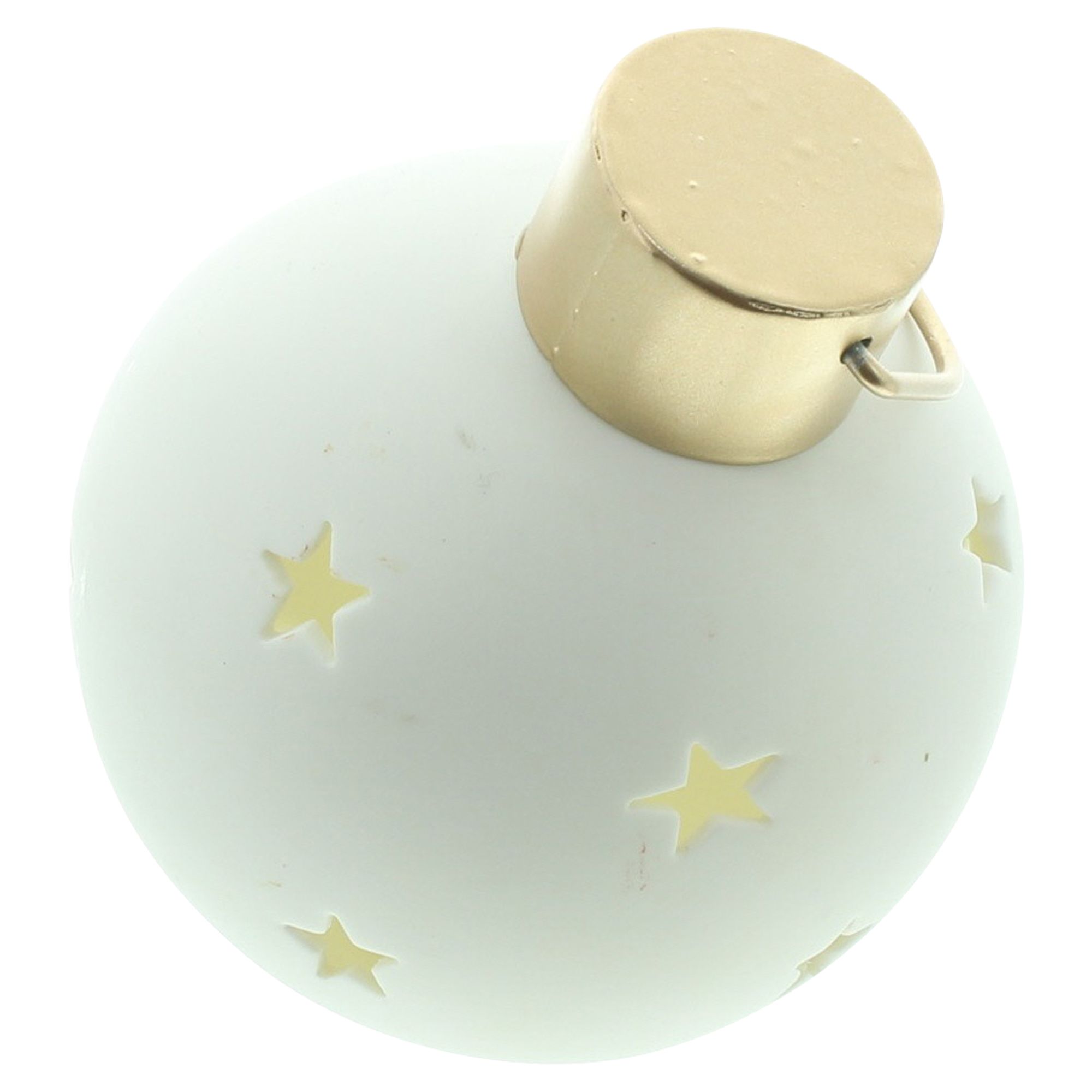 LED-Weihnachtskugel "Sterne"  im Frank Flechtwaren Online Shop für Weihnachtliche LED-Deko kaufen