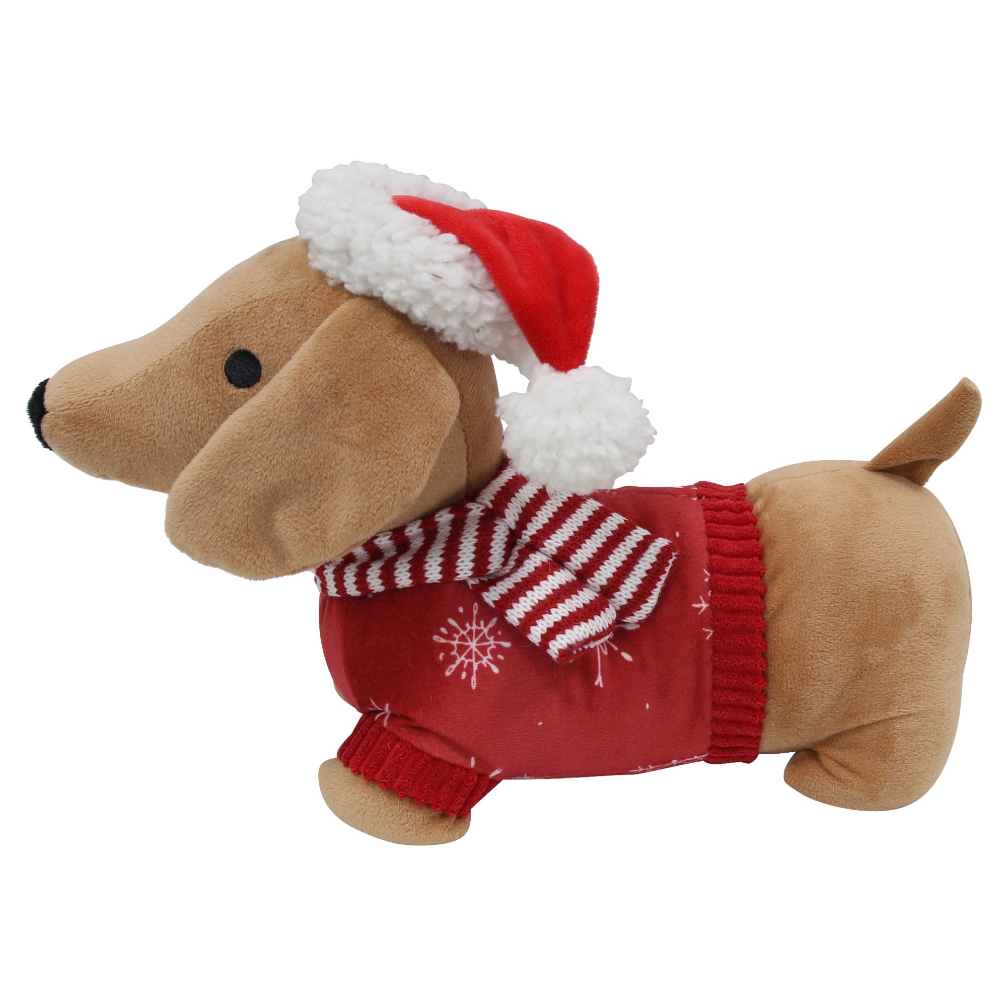 Türstopper "Weihnachtsdackel"  im Frank Flechtwaren Online Shop für Tür- &amp; Zugluftstopper kaufen