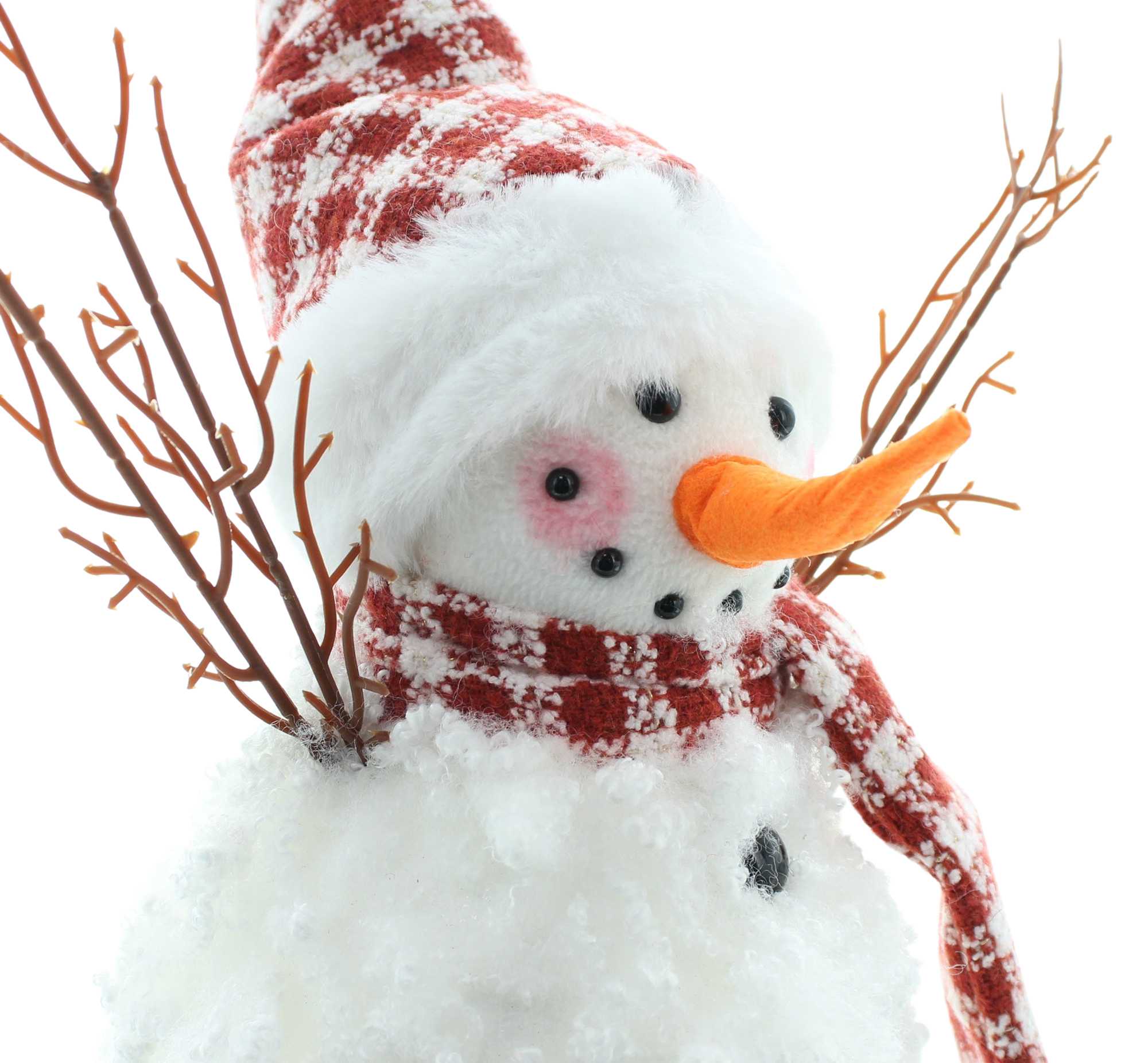 Schneemann "Zipfelmütze"  im Frank Flechtwaren Online Shop für Weihnachten kaufen