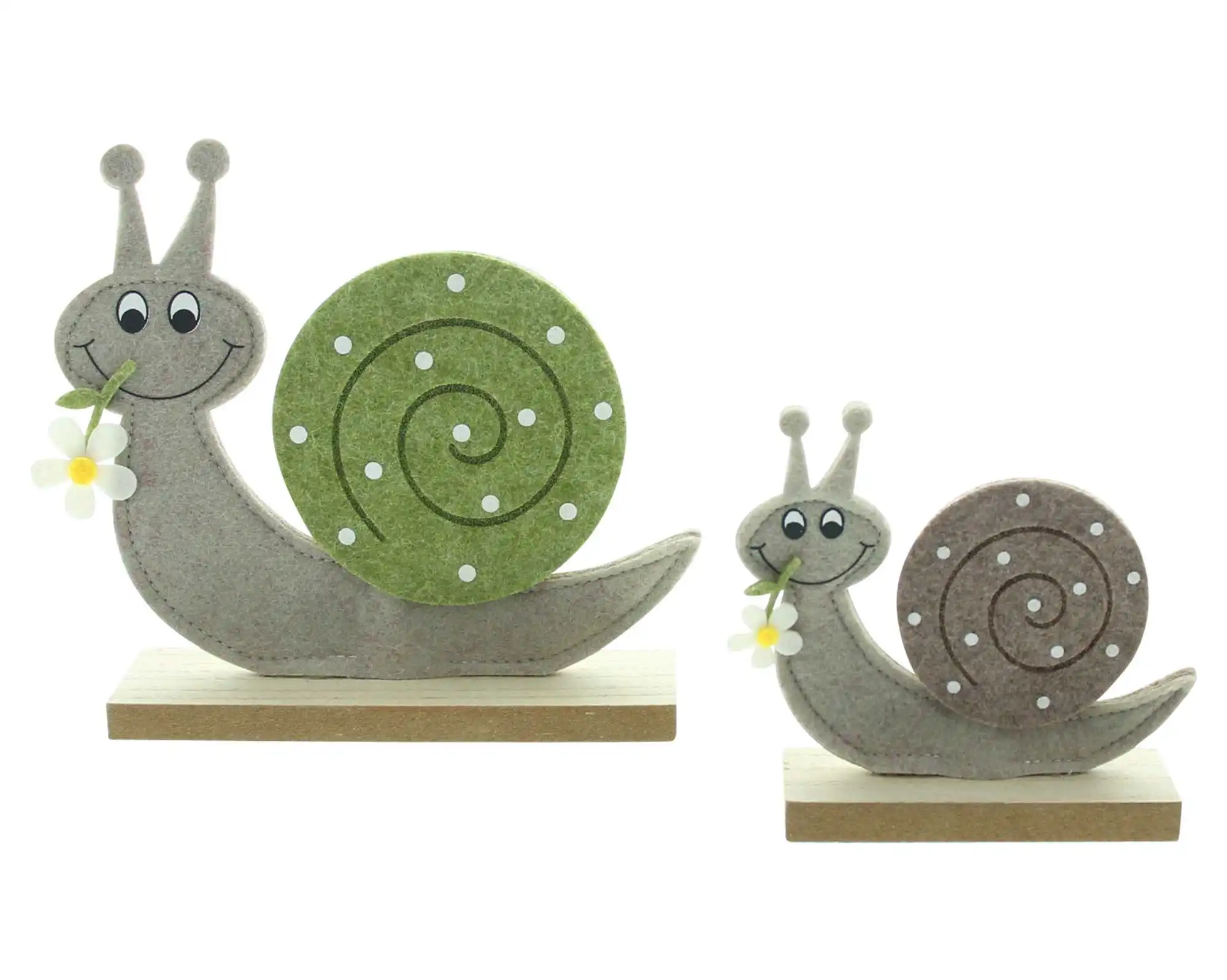 Schnecke "Lovely", 2er Set  im Frank Flechtwaren Online Shop für Ostern kaufen
