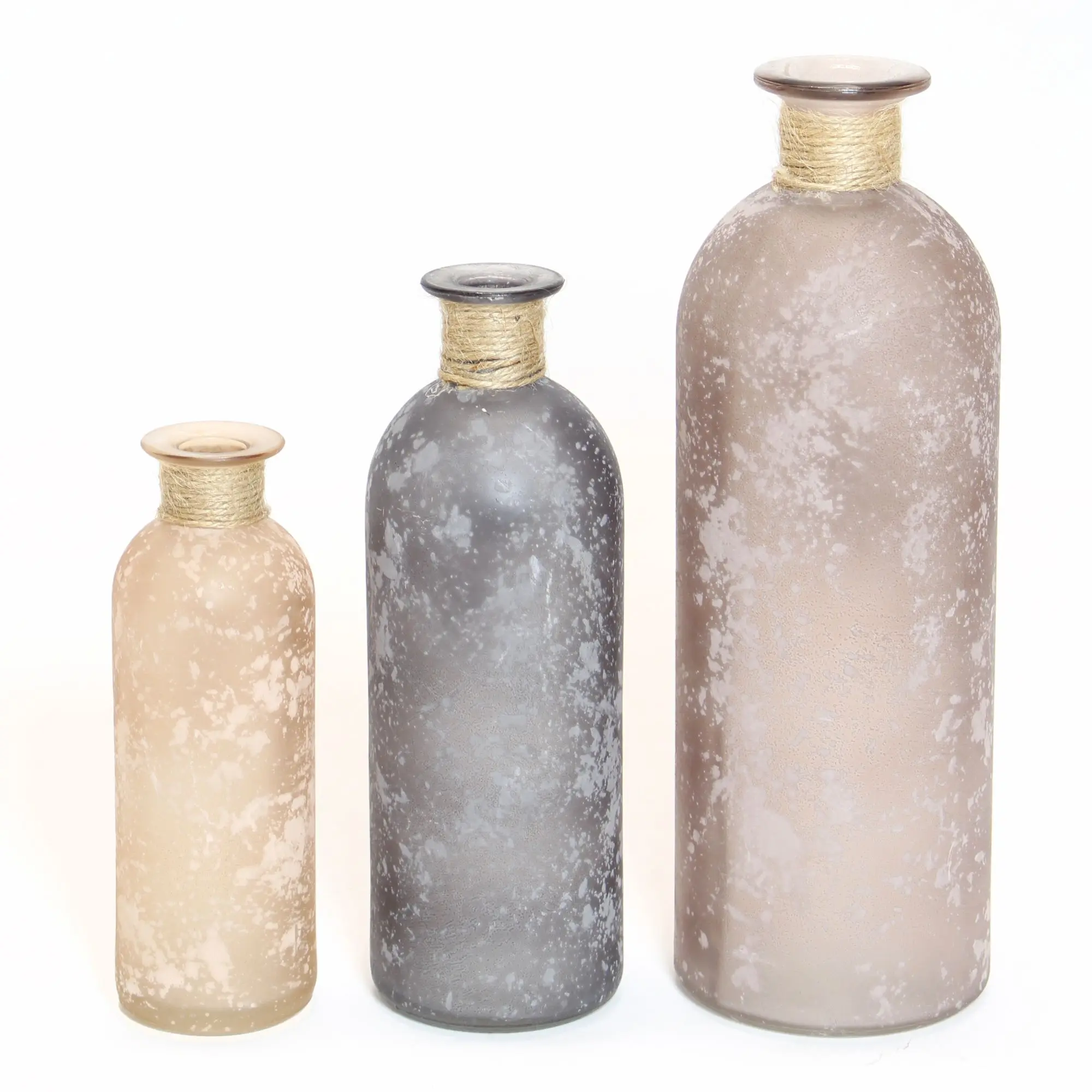 Dekovase "Herzchen", 3er Set  im Frank Flechtwaren Online Shop für Dekovasen kaufen