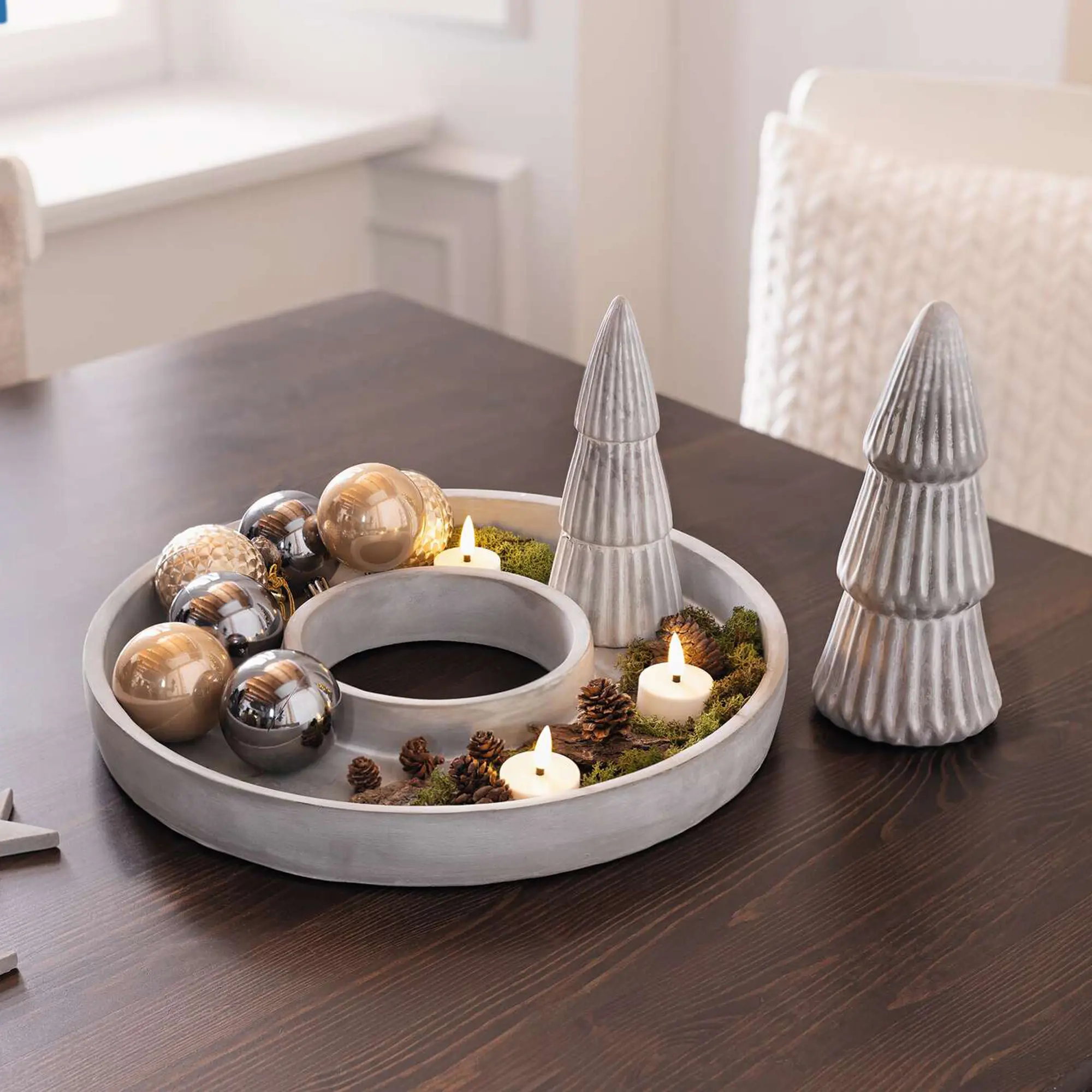 Dekoring "Grey"  im Frank Flechtwaren Online Shop kaufen