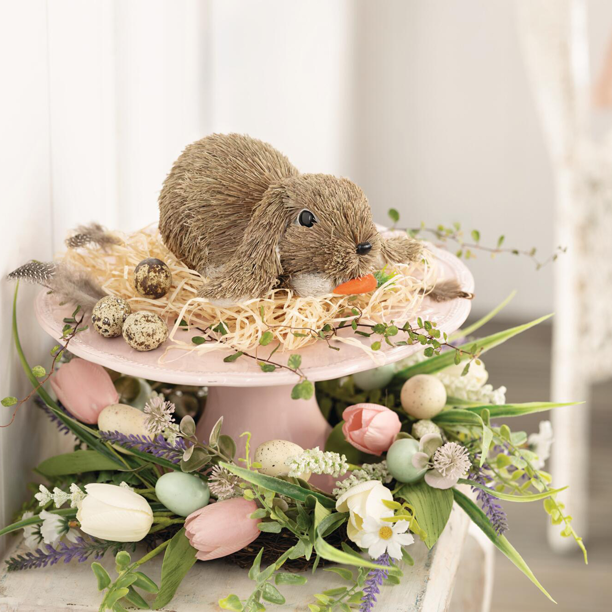 Figur "Mümmelhäschen"  im Frank Flechtwaren Online Shop für Gerade eingetroffen kaufen