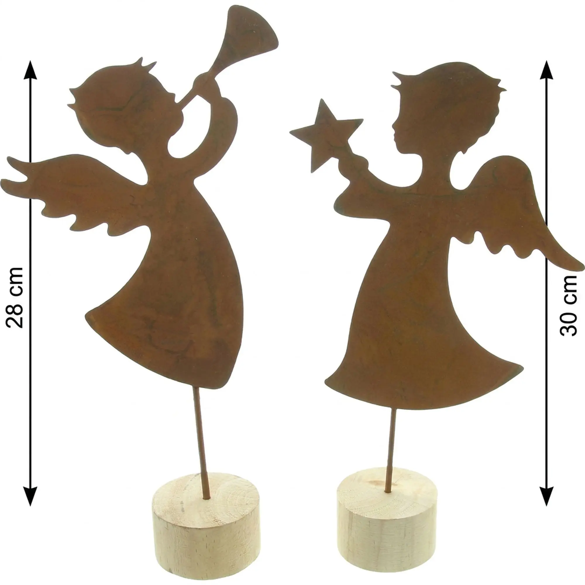 Figur "Engel", 2er Set  im Frank Flechtwaren Online Shop für Engel kaufen