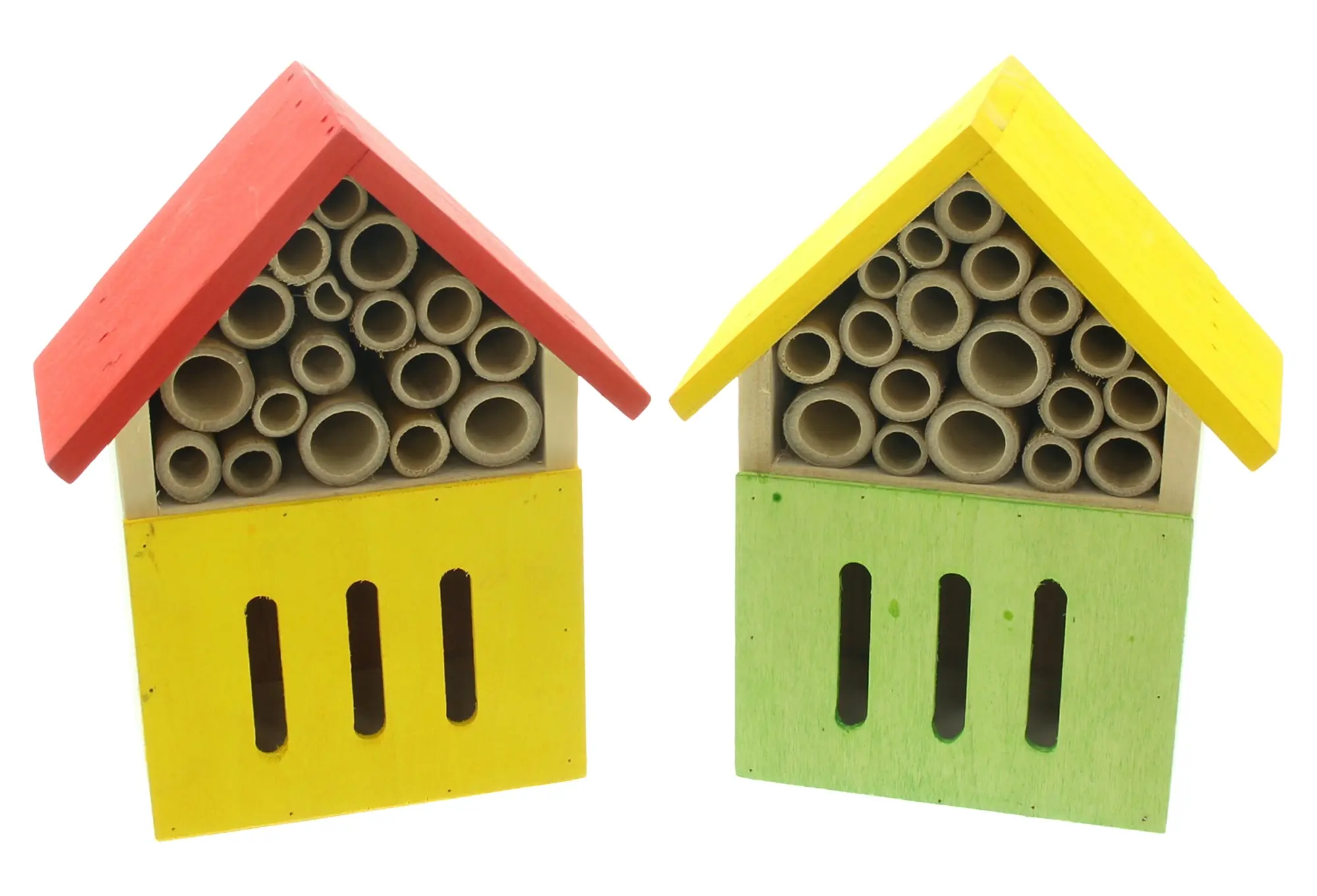 Insektenhotel "Colors", 2er Set  im Frank Flechtwaren Online Shop für Bunter Ostergarten kaufen