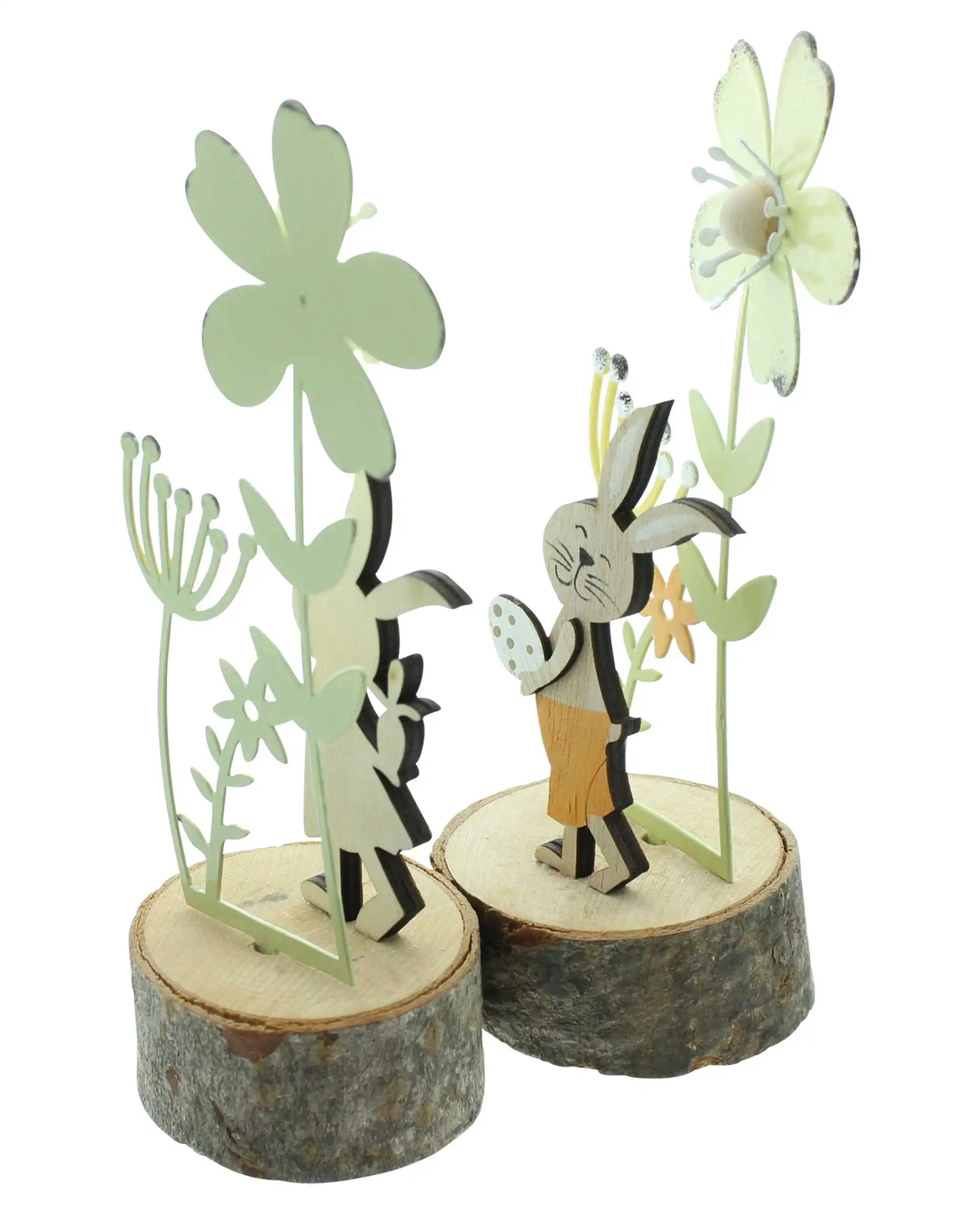 Hase "Blumenwiese", 2er Set  im Frank Flechtwaren Online Shop für  kaufen